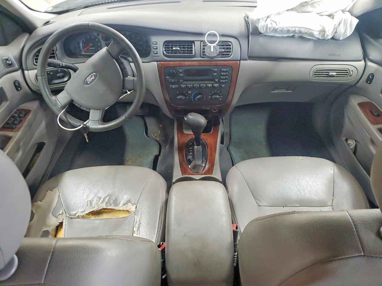 2007 Ford Taurus Sel Белый vin: 1FAFP56UX7A163326