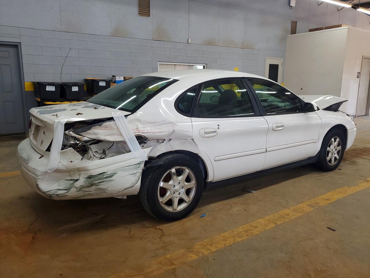 2007 Ford Taurus Sel Белый vin: 1FAFP56UX7A163326