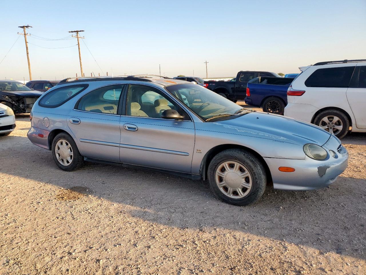 1998 Ford Taurus Se Blue vin: 1FAFP57S3WG181532