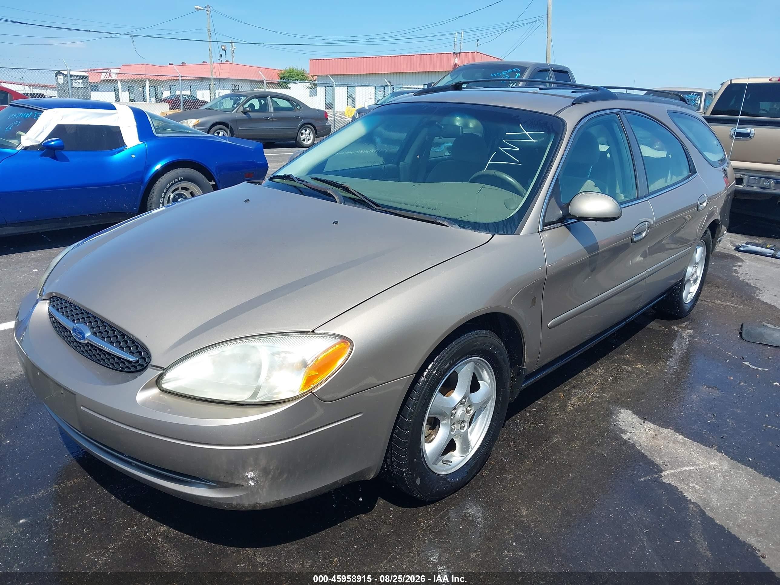 2002 Ford Taurus Se Deluxe/se Standard Tan vin: 1FAFP58272A243381