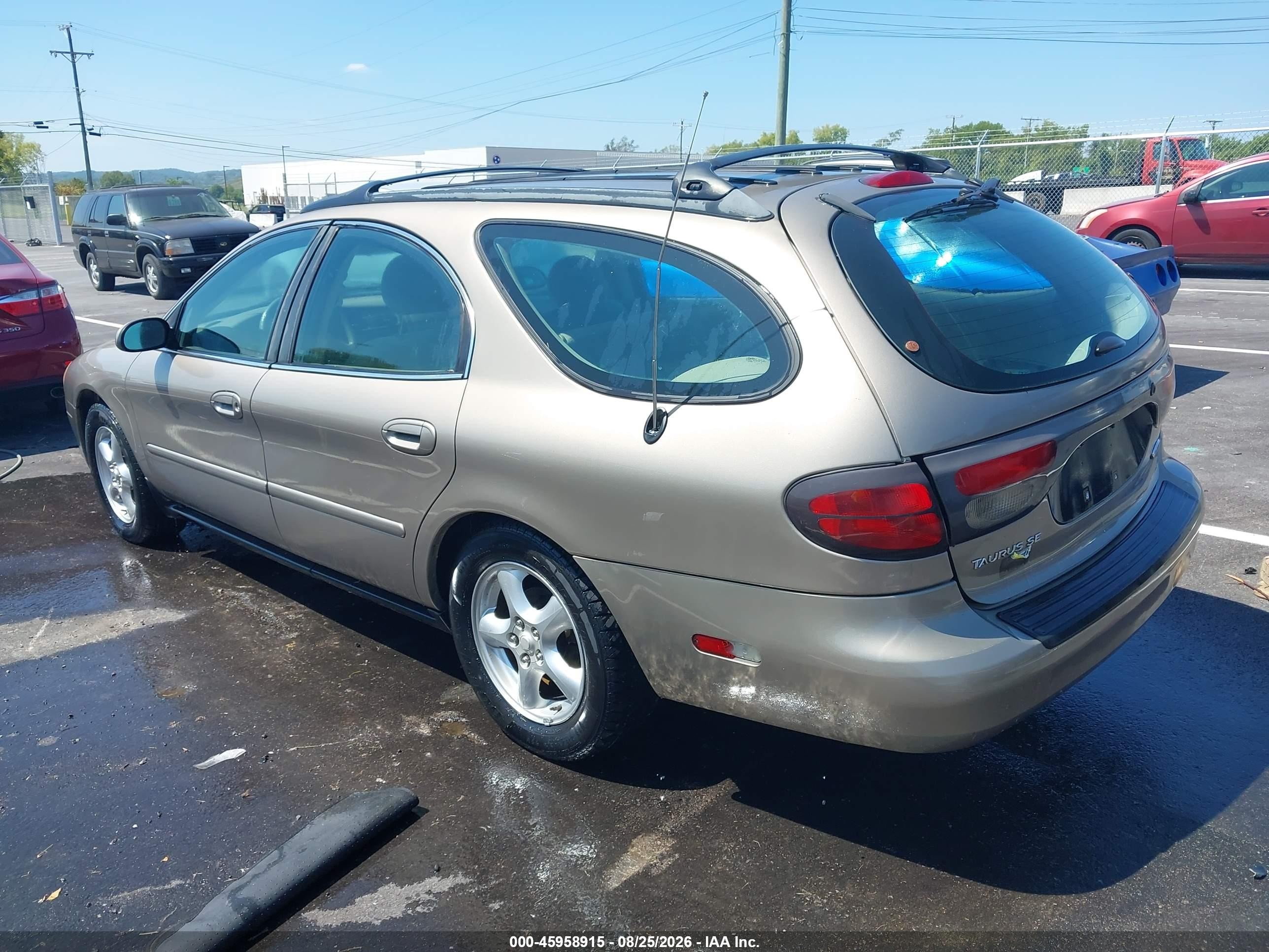 2002 Ford Taurus Se Deluxe/se Standard Tan vin: 1FAFP58272A243381