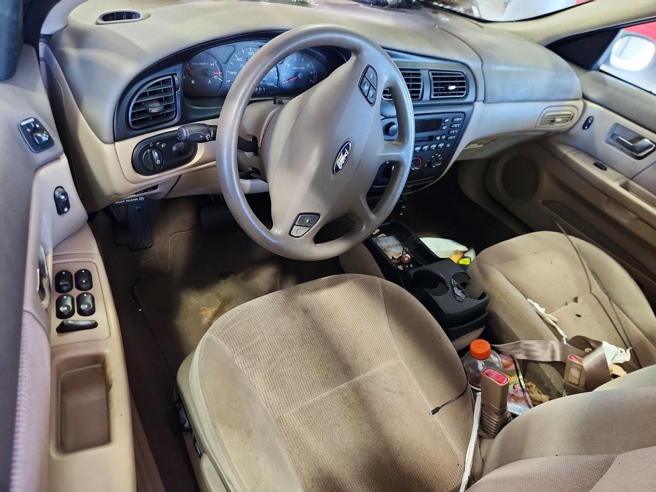 2000 Ford Taurus Se Maroon vin: 1FAFP58S0YA232280
