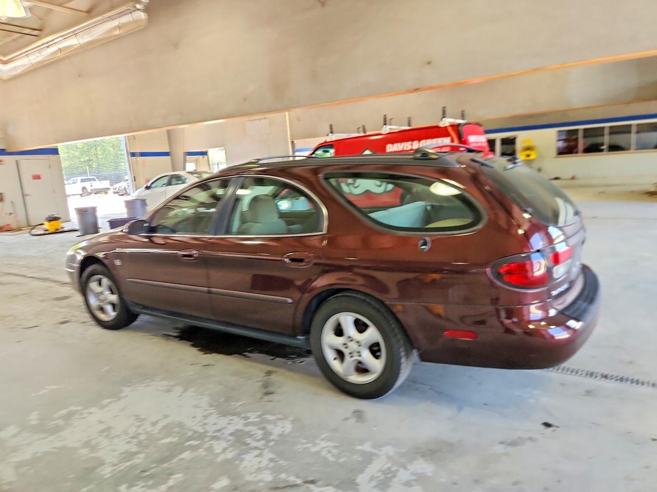 2000 Ford Taurus Se Maroon vin: 1FAFP58S0YA232280