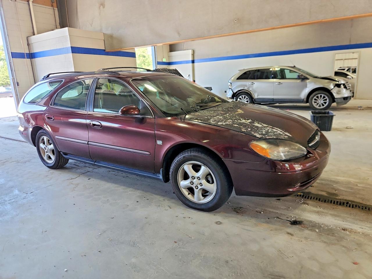 2000 Ford Taurus Se Maroon vin: 1FAFP58S0YA232280