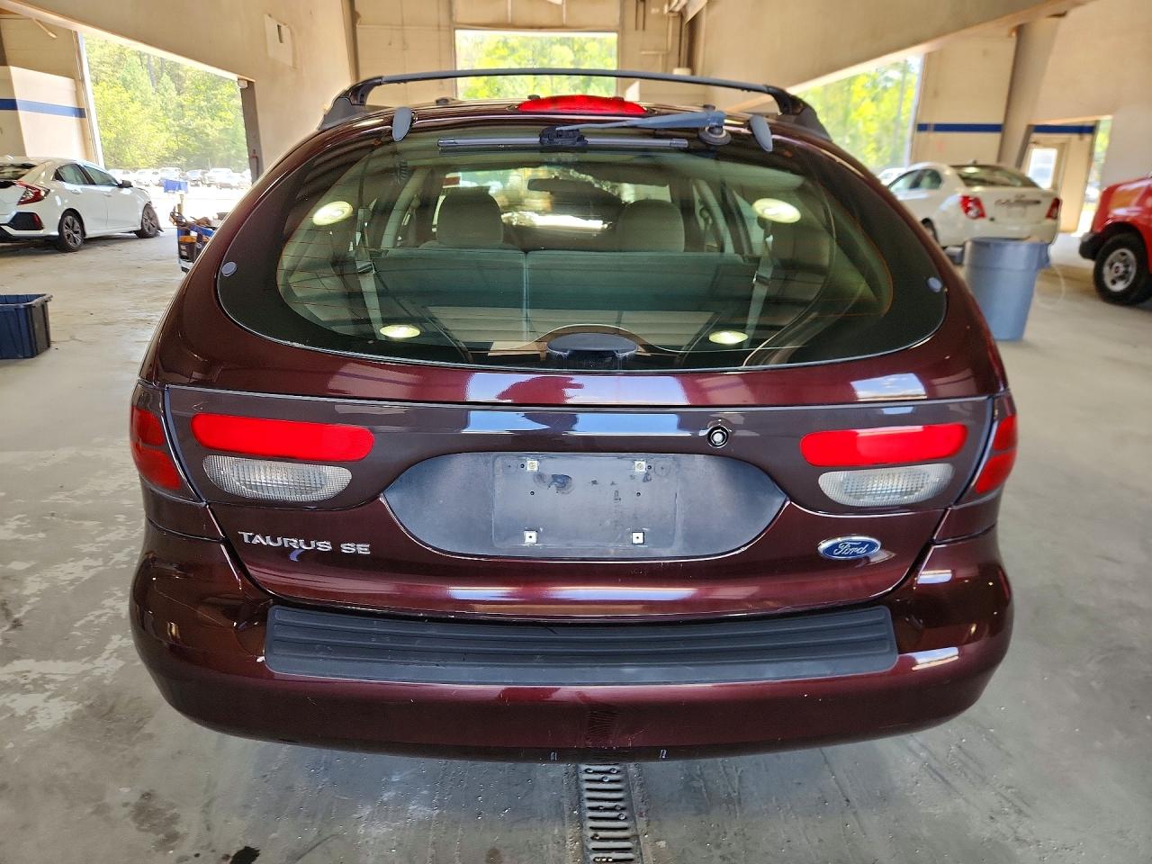 2000 Ford Taurus Se Maroon vin: 1FAFP58S0YA232280