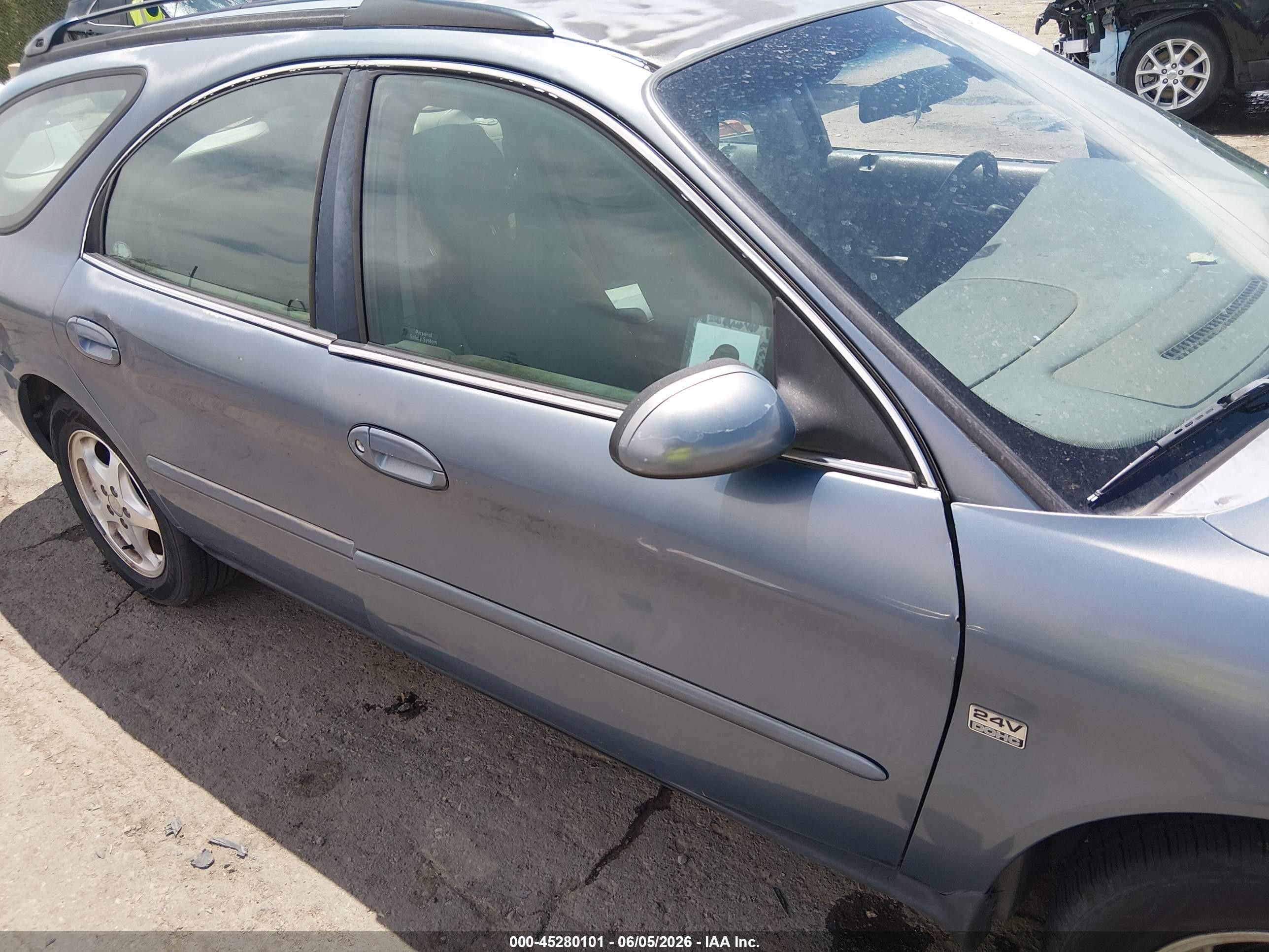 2000 Ford Taurus Se Синий vin: 1FAFP58S4YA213103