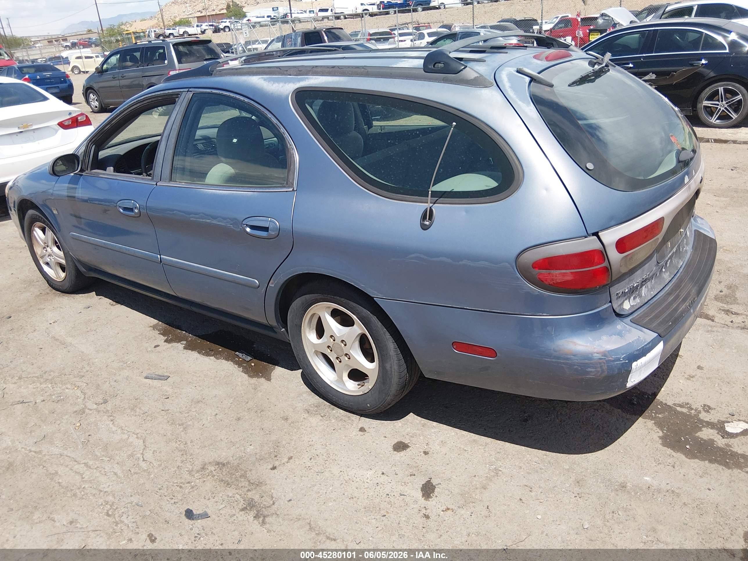2000 Ford Taurus Se Синий vin: 1FAFP58S4YA213103