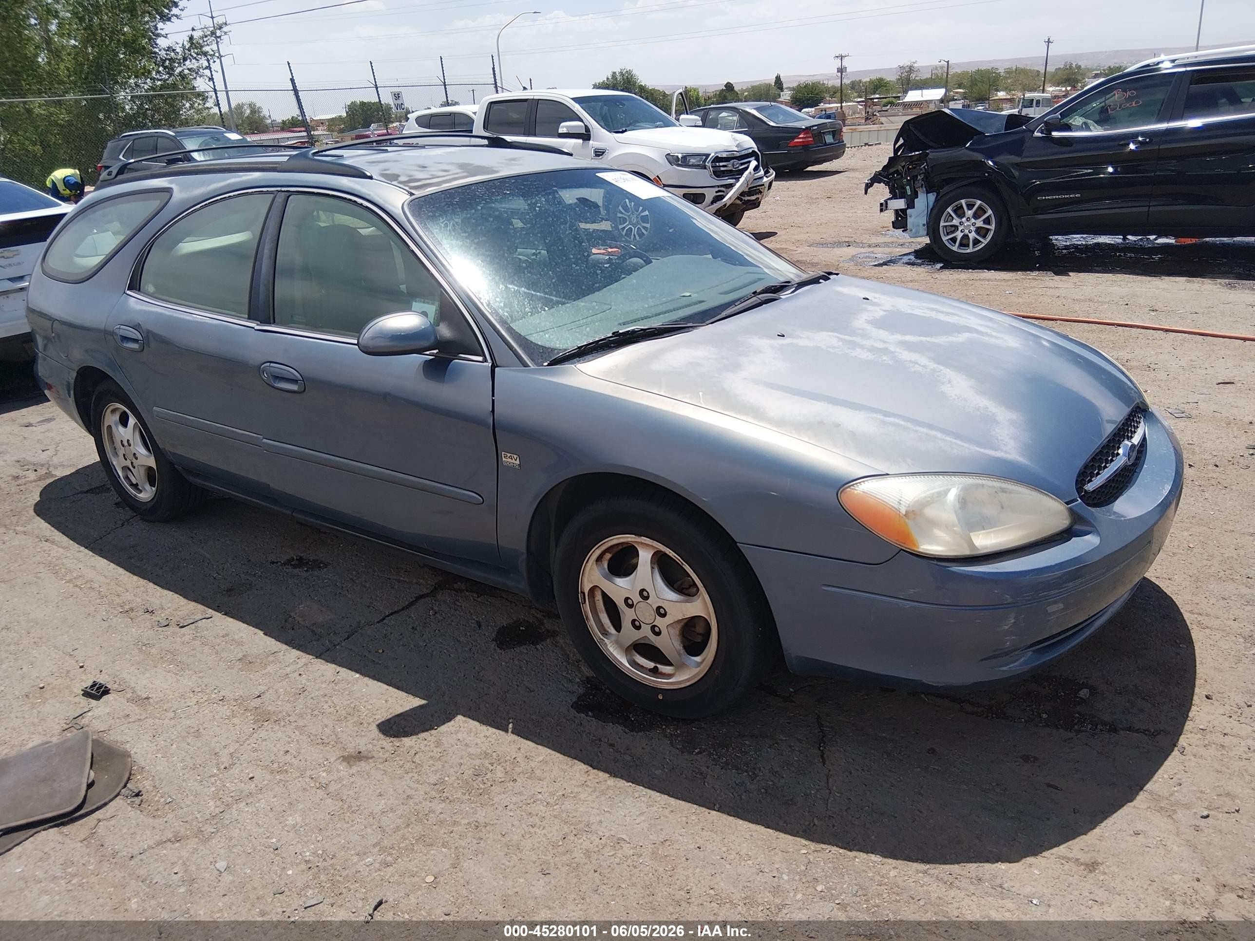 2000 Ford Taurus Se Синий vin: 1FAFP58S4YA213103