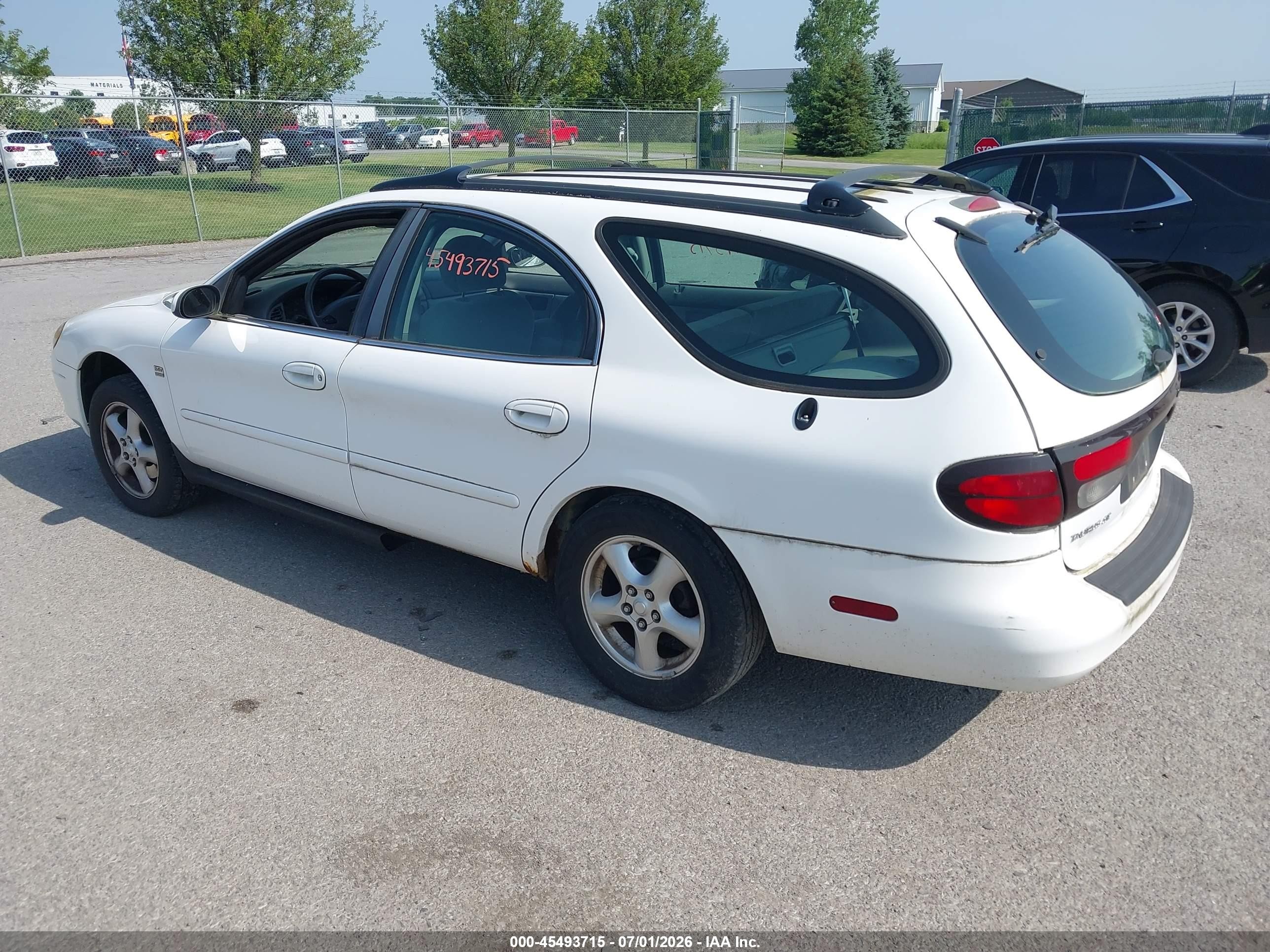2003 Ford Taurus Se White vin: 1FAFP58S93A192743