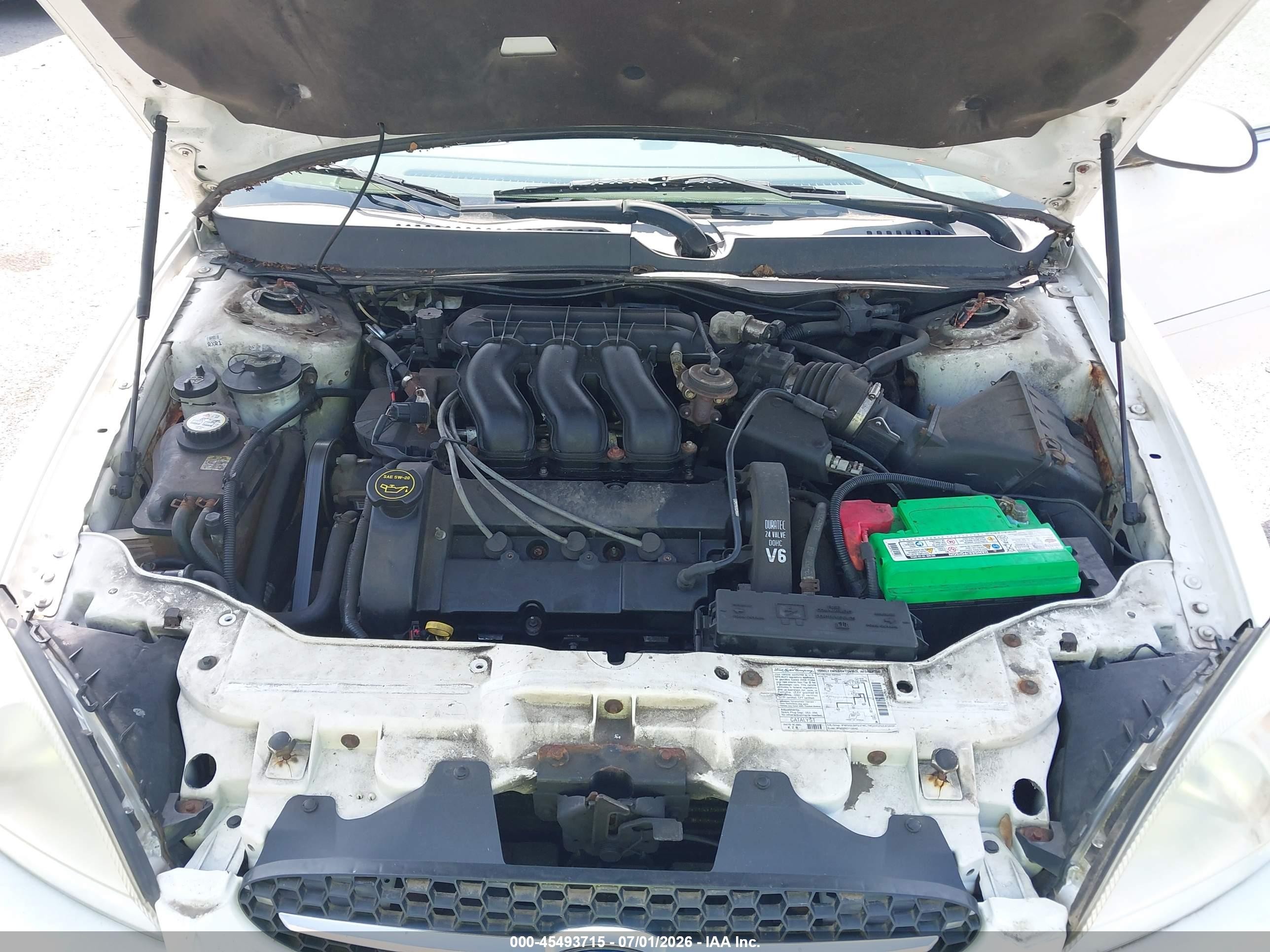 2003 Ford Taurus Se White vin: 1FAFP58S93A192743