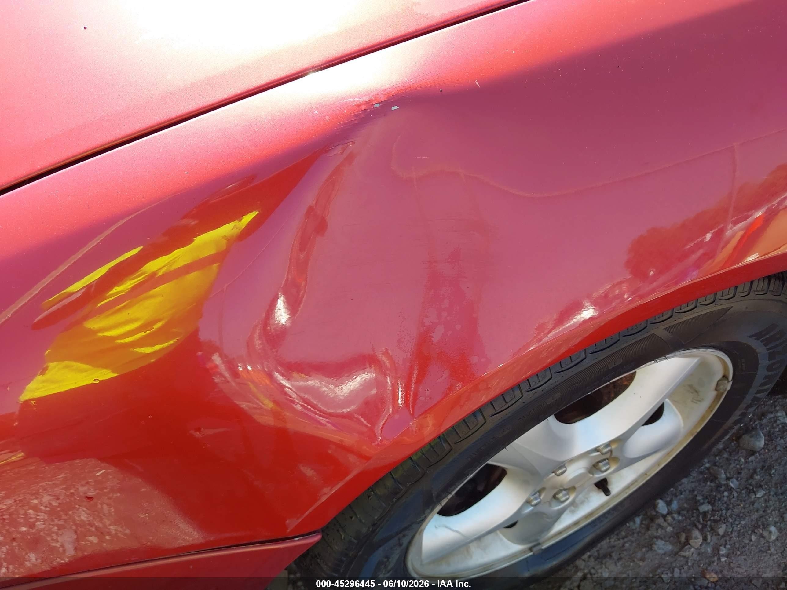2001 Ford Taurus Se Red vin: 1FAFP58U31A192834
