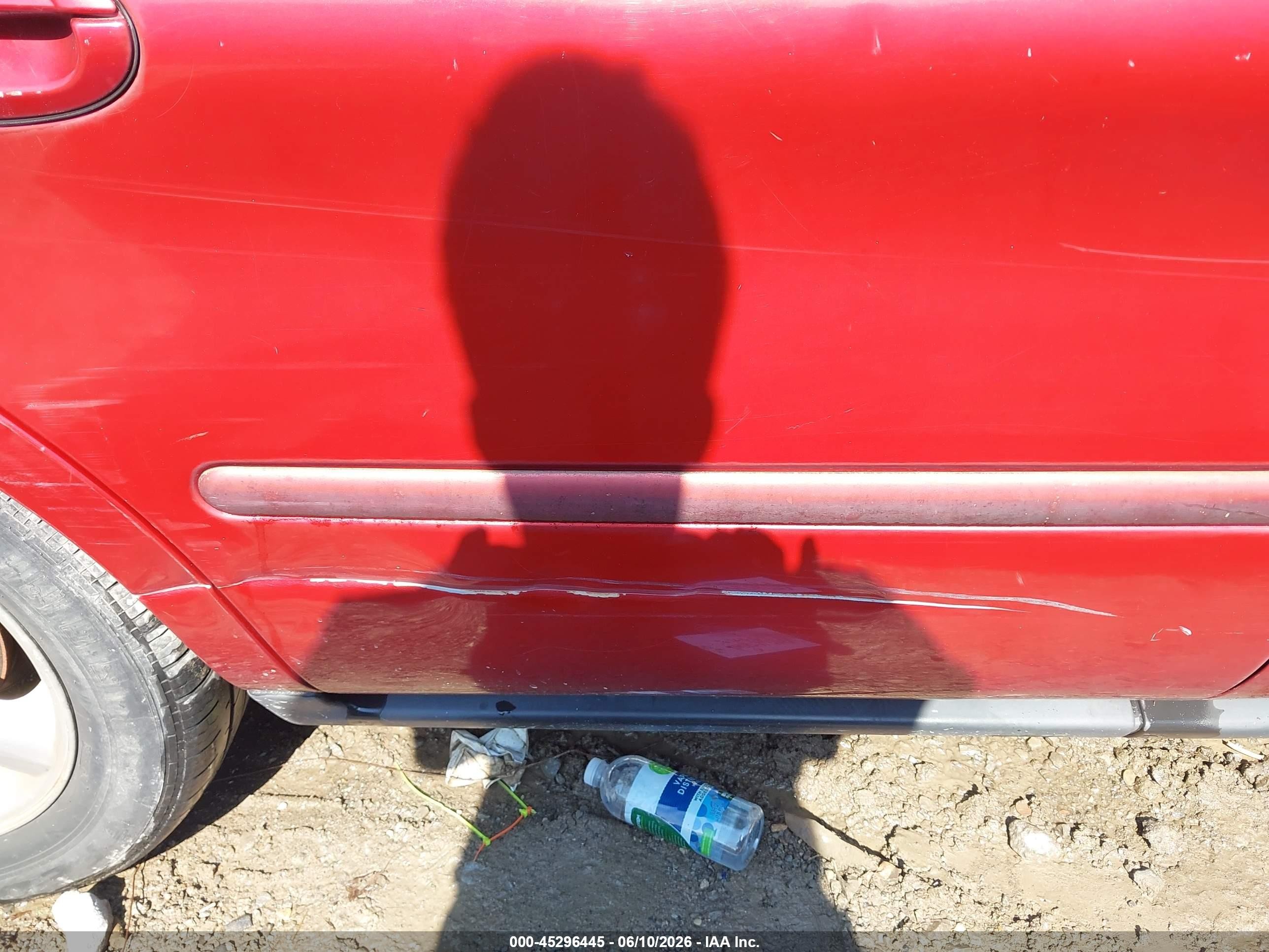 2001 Ford Taurus Se Red vin: 1FAFP58U31A192834