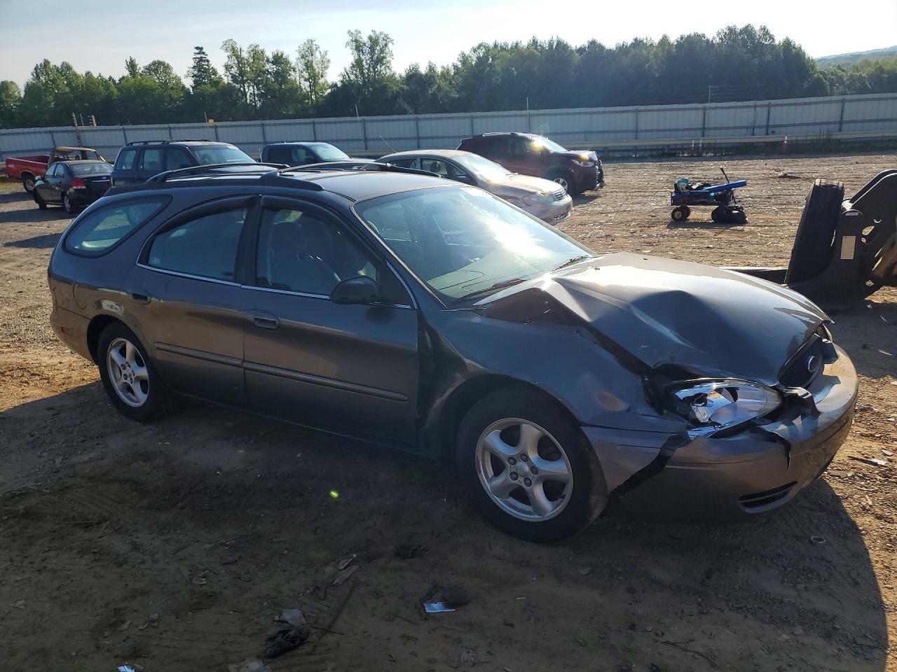 2004 Ford Taurus Se Gray vin: 1FAFP58U44A130380