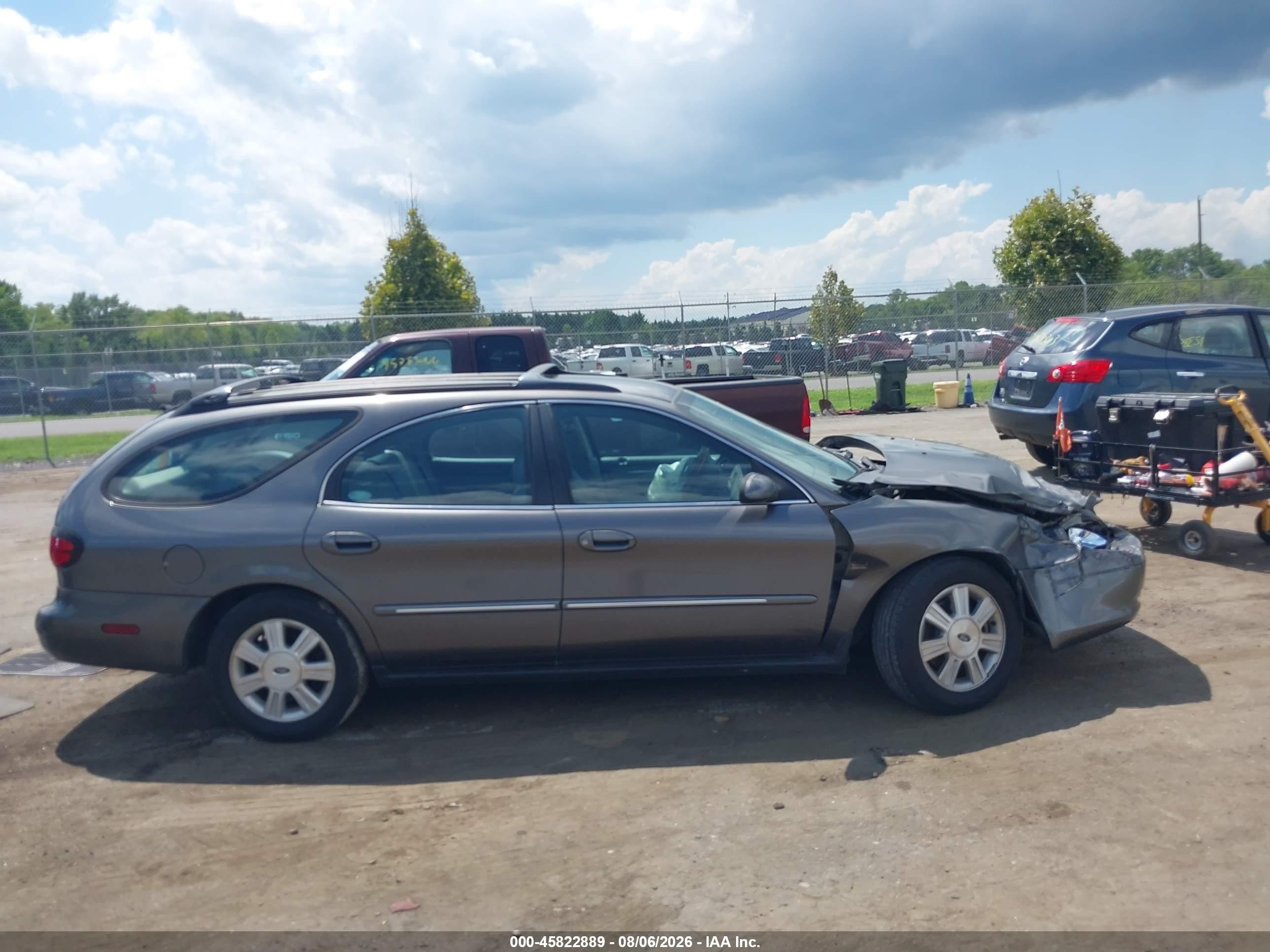 2003 Ford Taurus Sel Gray vin: 1FAFP59SX3A194743