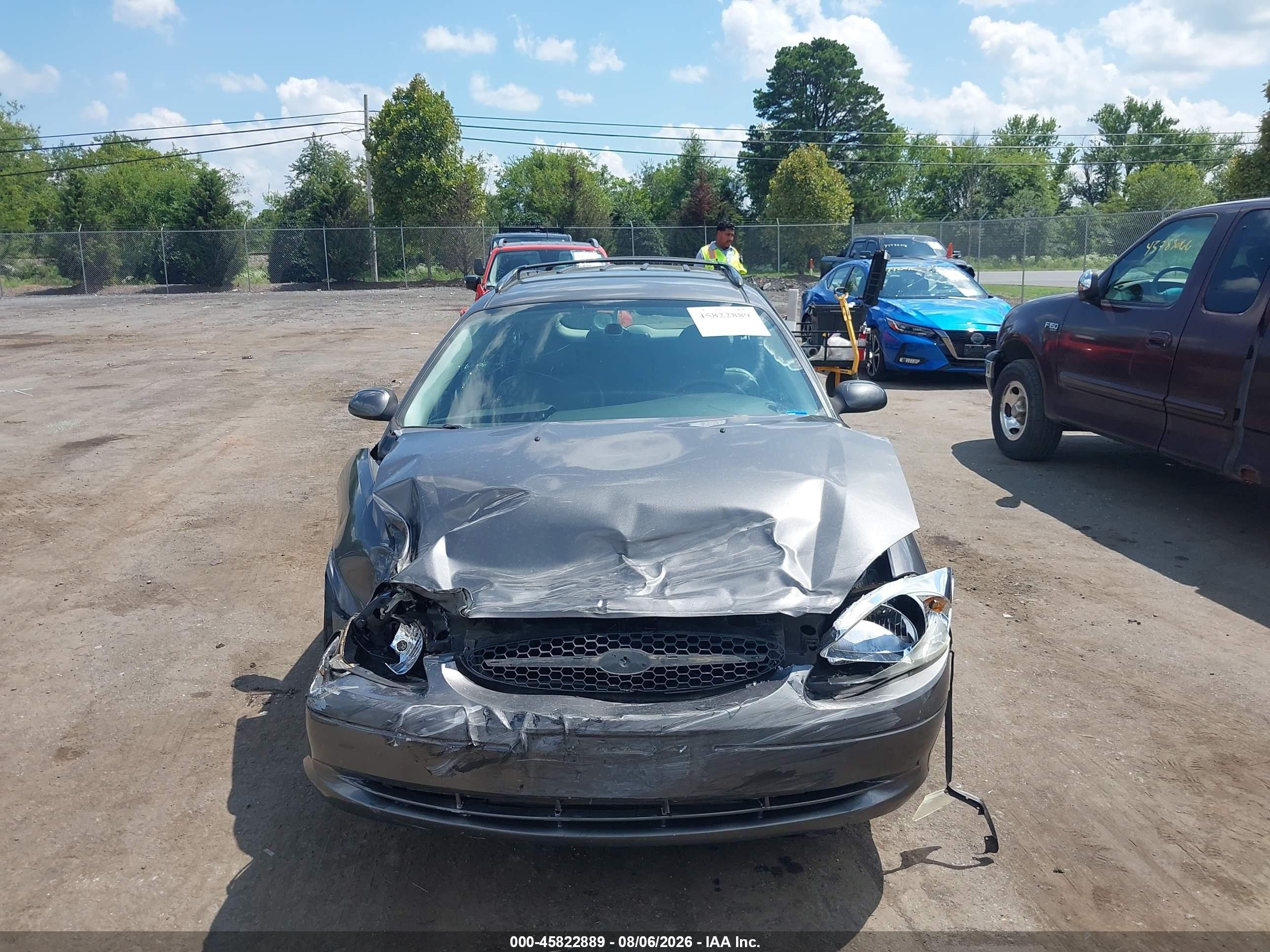 2003 Ford Taurus Sel Gray vin: 1FAFP59SX3A194743