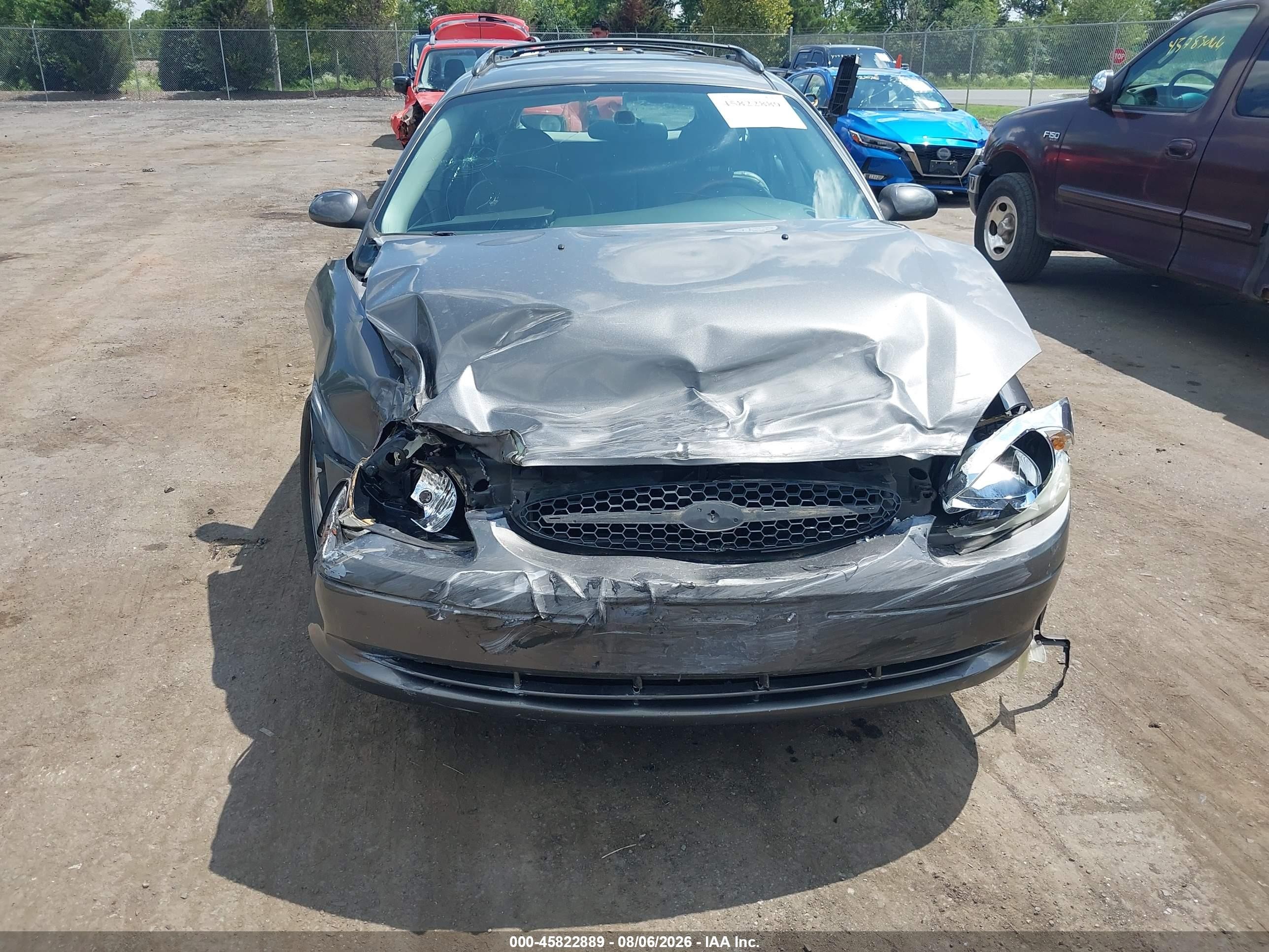 2003 Ford Taurus Sel Gray vin: 1FAFP59SX3A194743