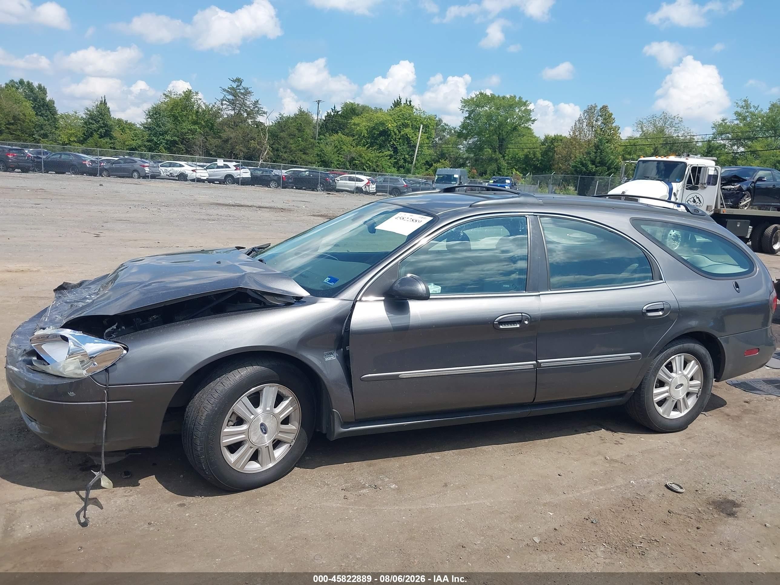 2003 Ford Taurus Sel Gray vin: 1FAFP59SX3A194743