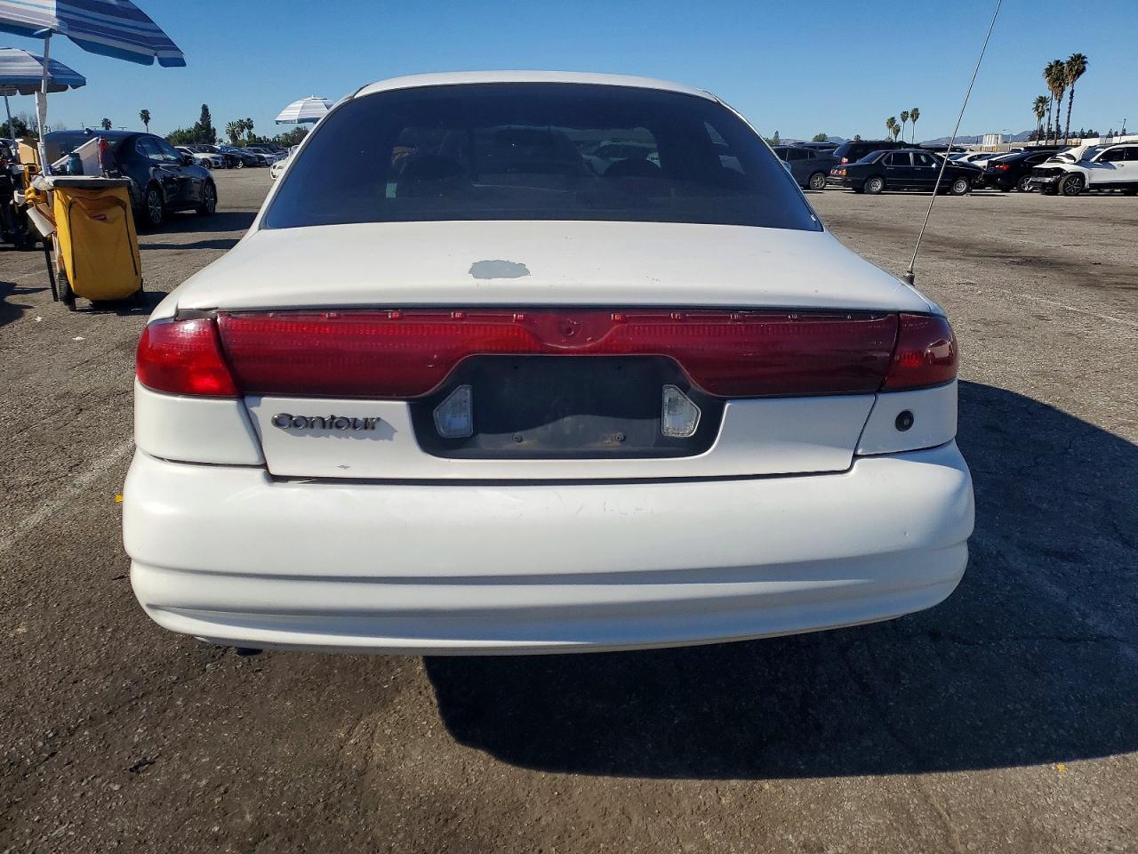 1999 Ford Contour Lx White vin: 1FAFP6531XK182565
