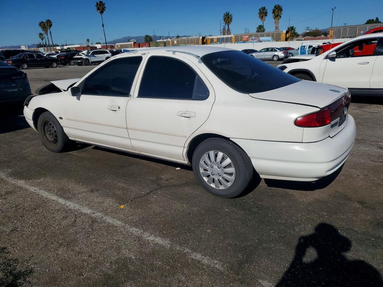 1999 Ford Contour Lx White vin: 1FAFP6531XK182565