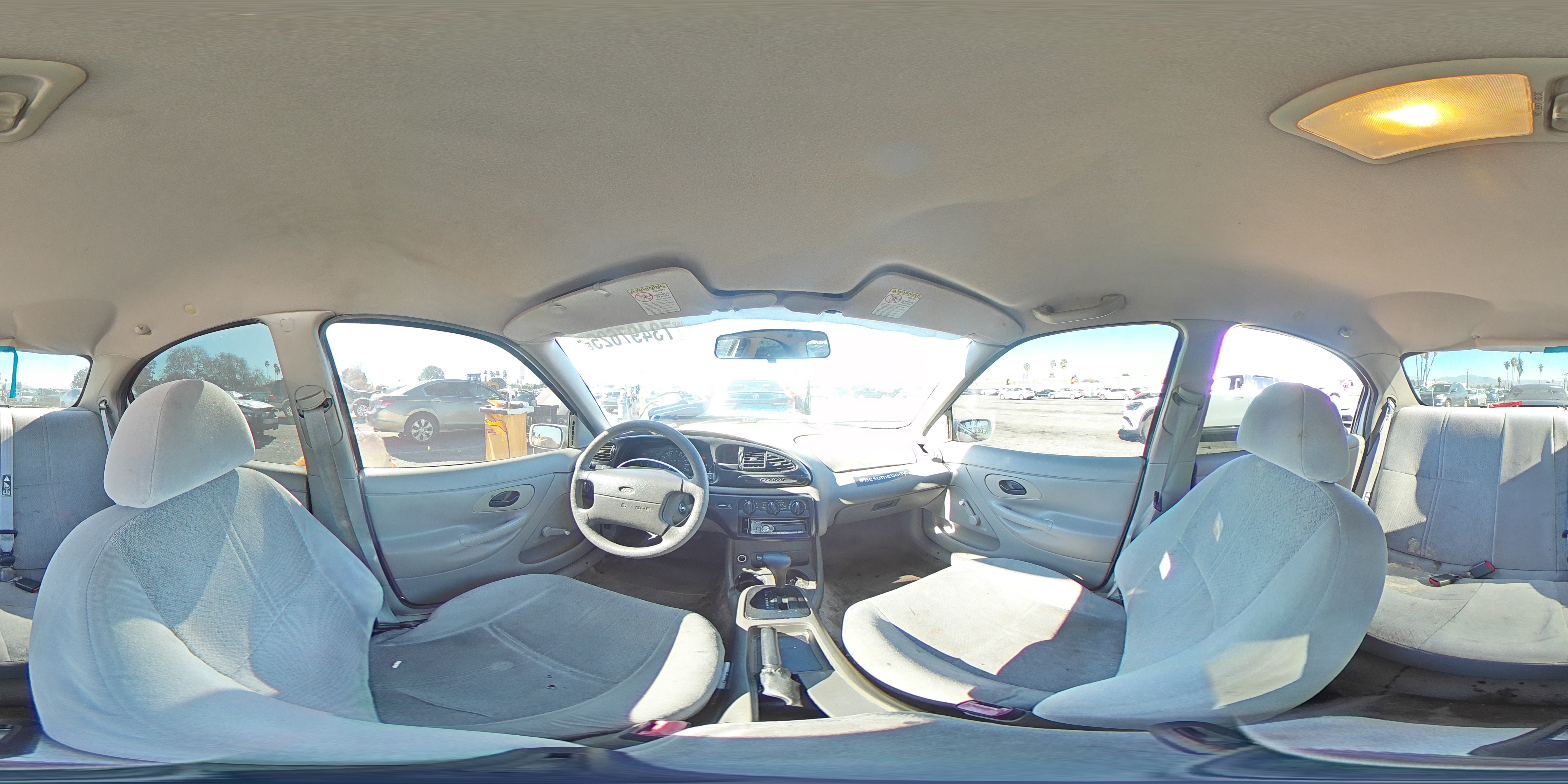 1999 Ford Contour Lx White vin: 1FAFP6531XK182565