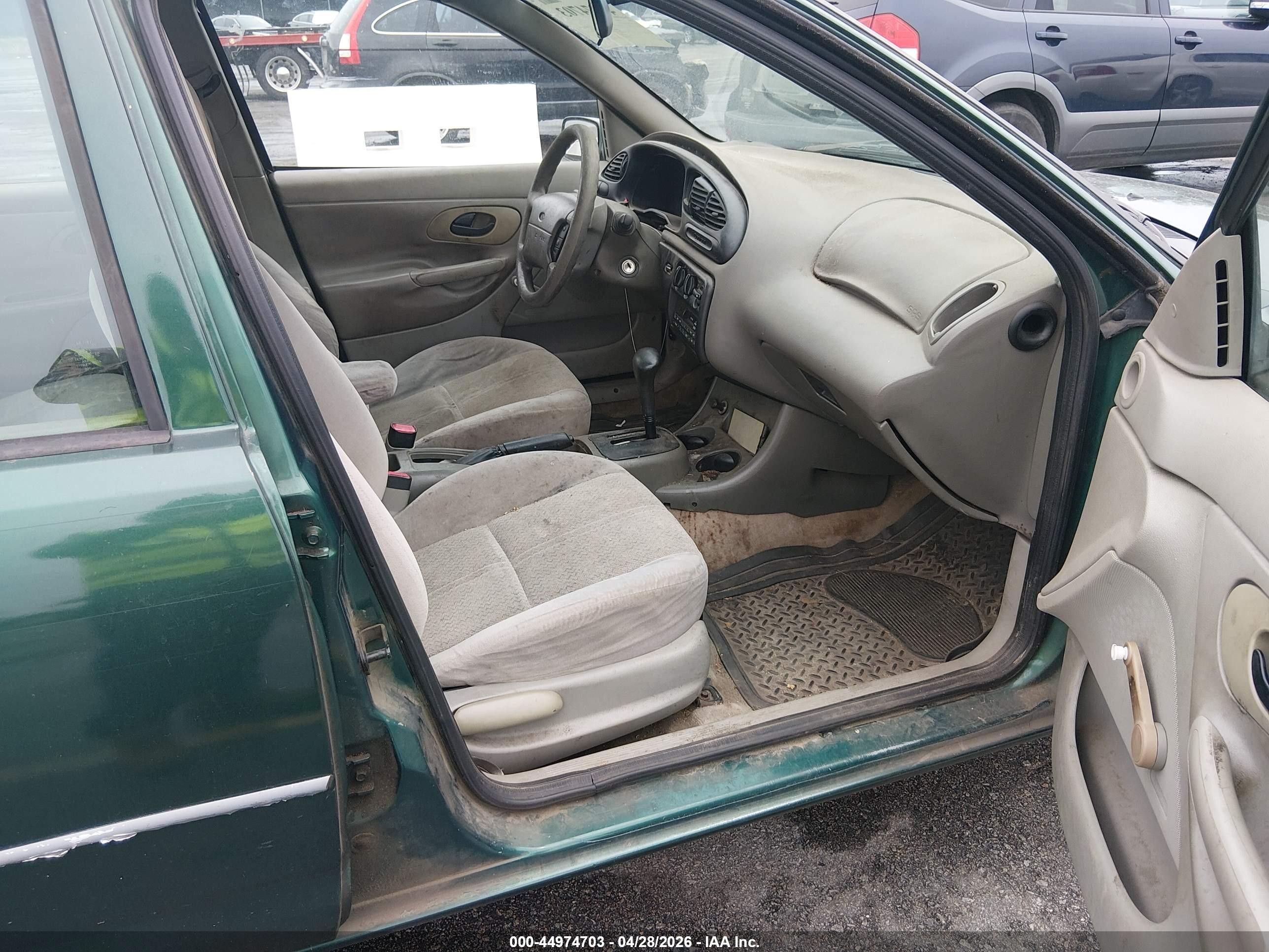 1999 Ford Contour Lx Green vin: 1FAFP6532XK150157