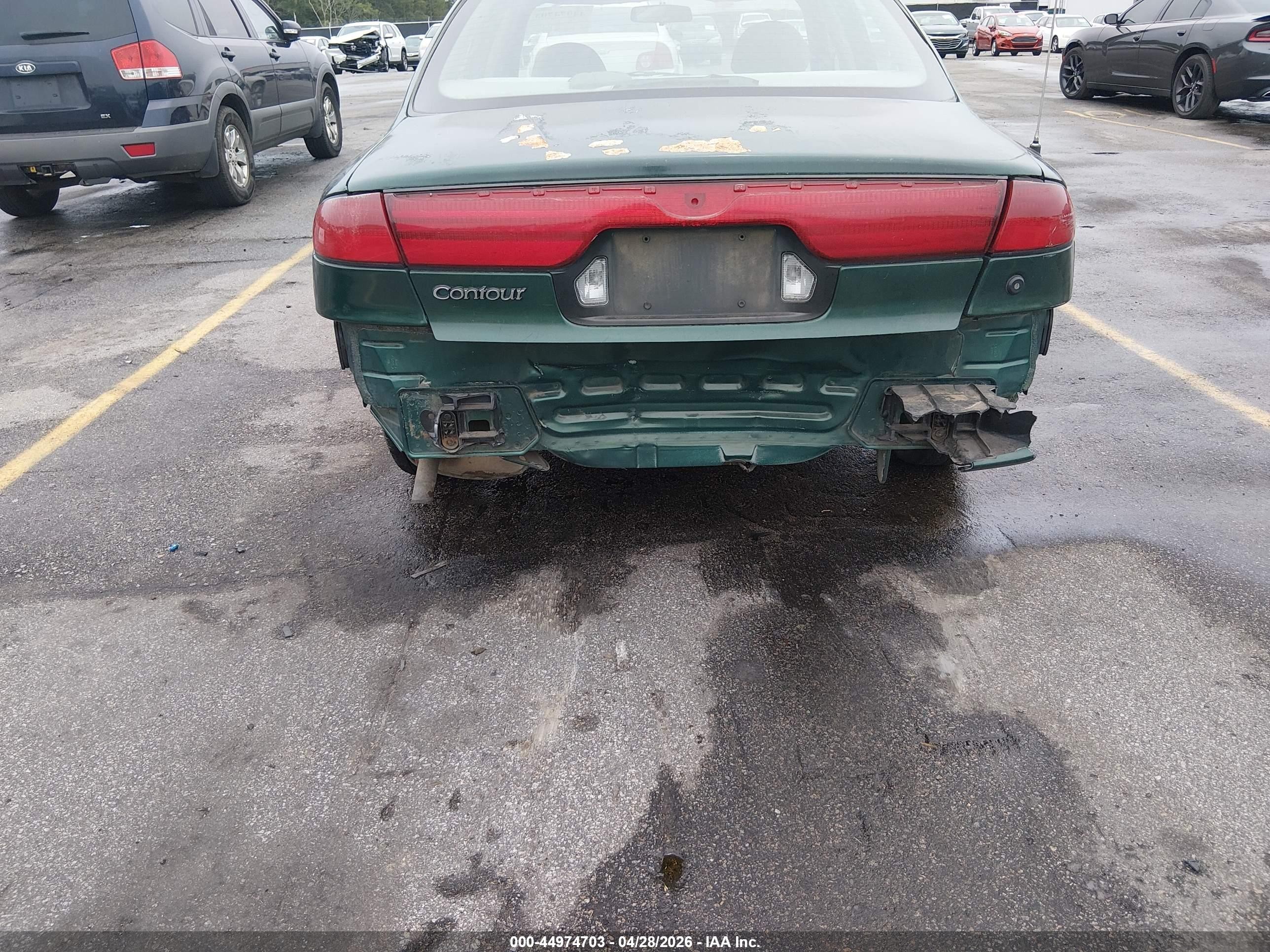 1999 Ford Contour Lx Green vin: 1FAFP6532XK150157