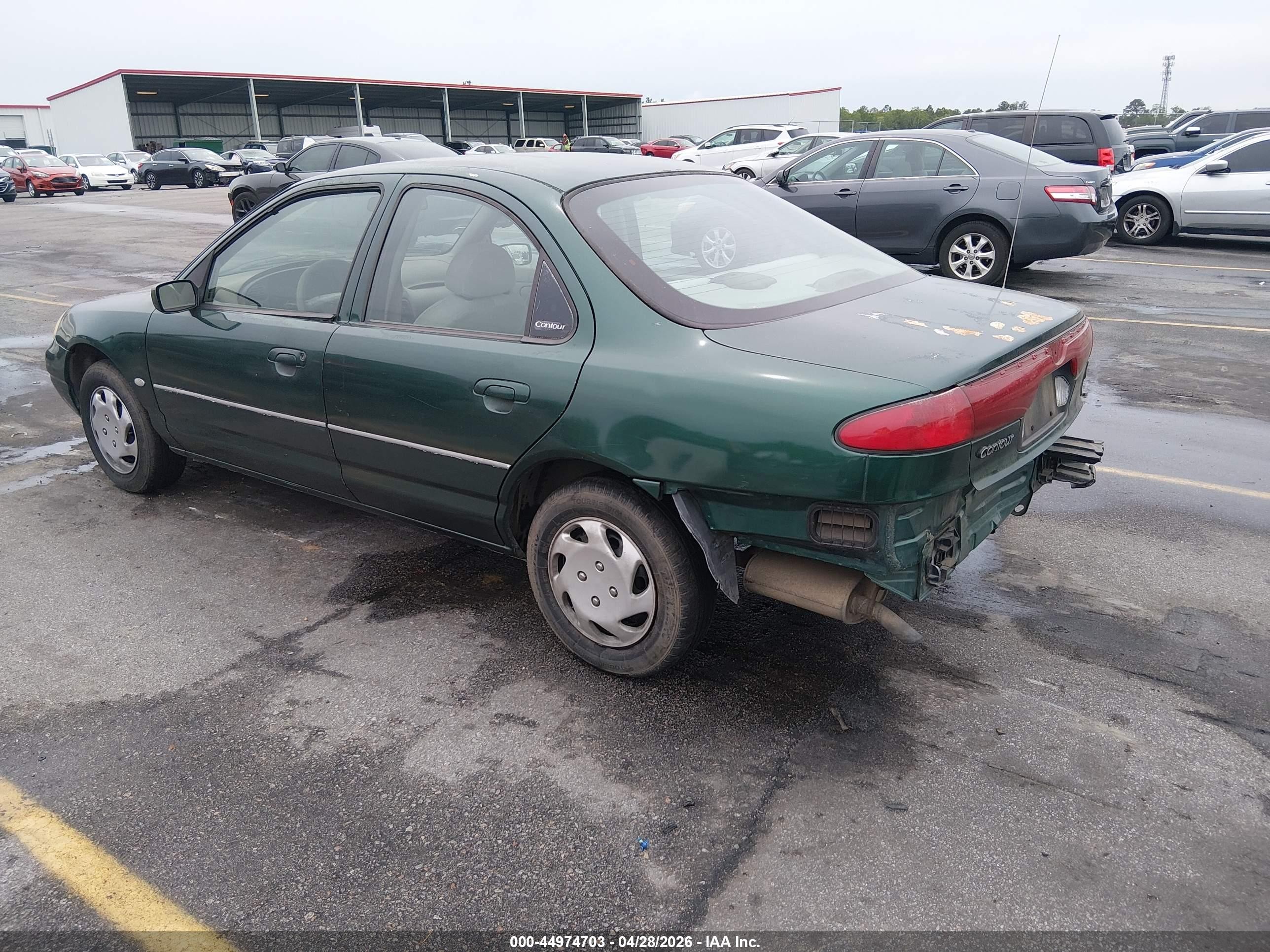 1999 Ford Contour Lx Green vin: 1FAFP6532XK150157