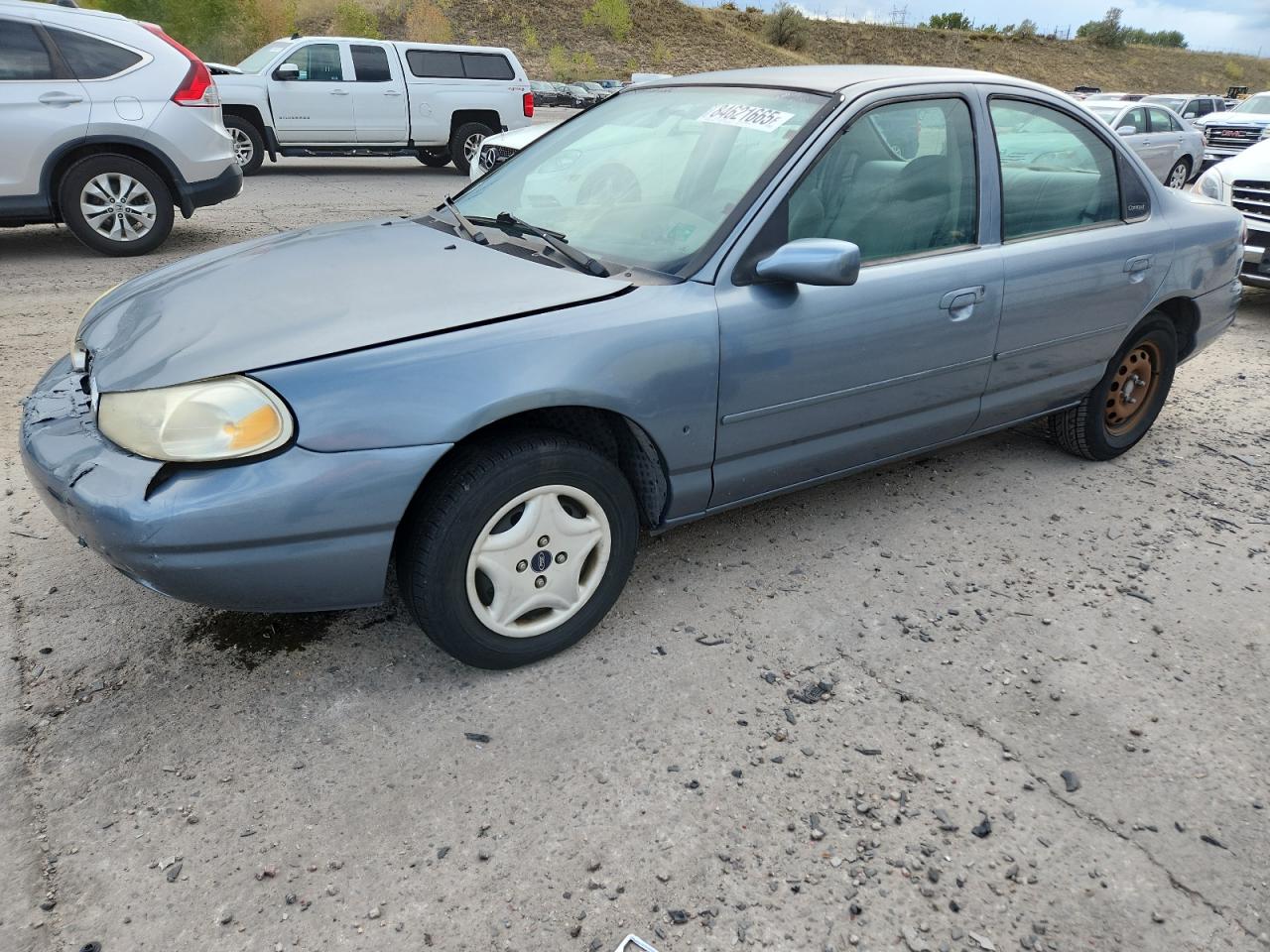 1999 Ford Contour Lx Blue vin: 1FAFP6535XK235090