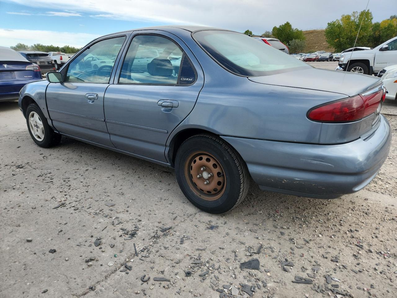 1999 Ford Contour Lx Blue vin: 1FAFP6535XK235090