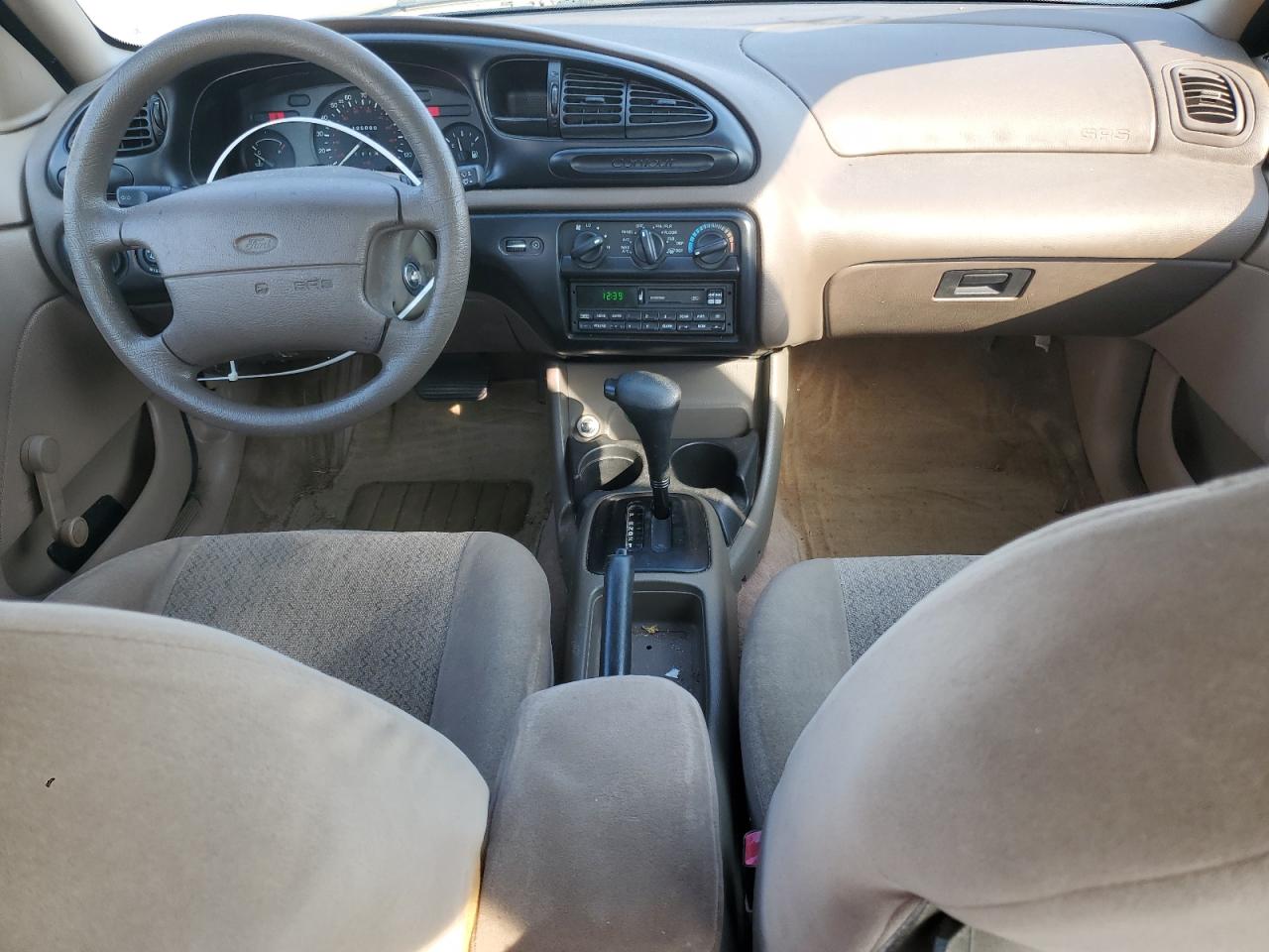 1999 Ford Contour Lx Beige vin: 1FAFP6537XK201071