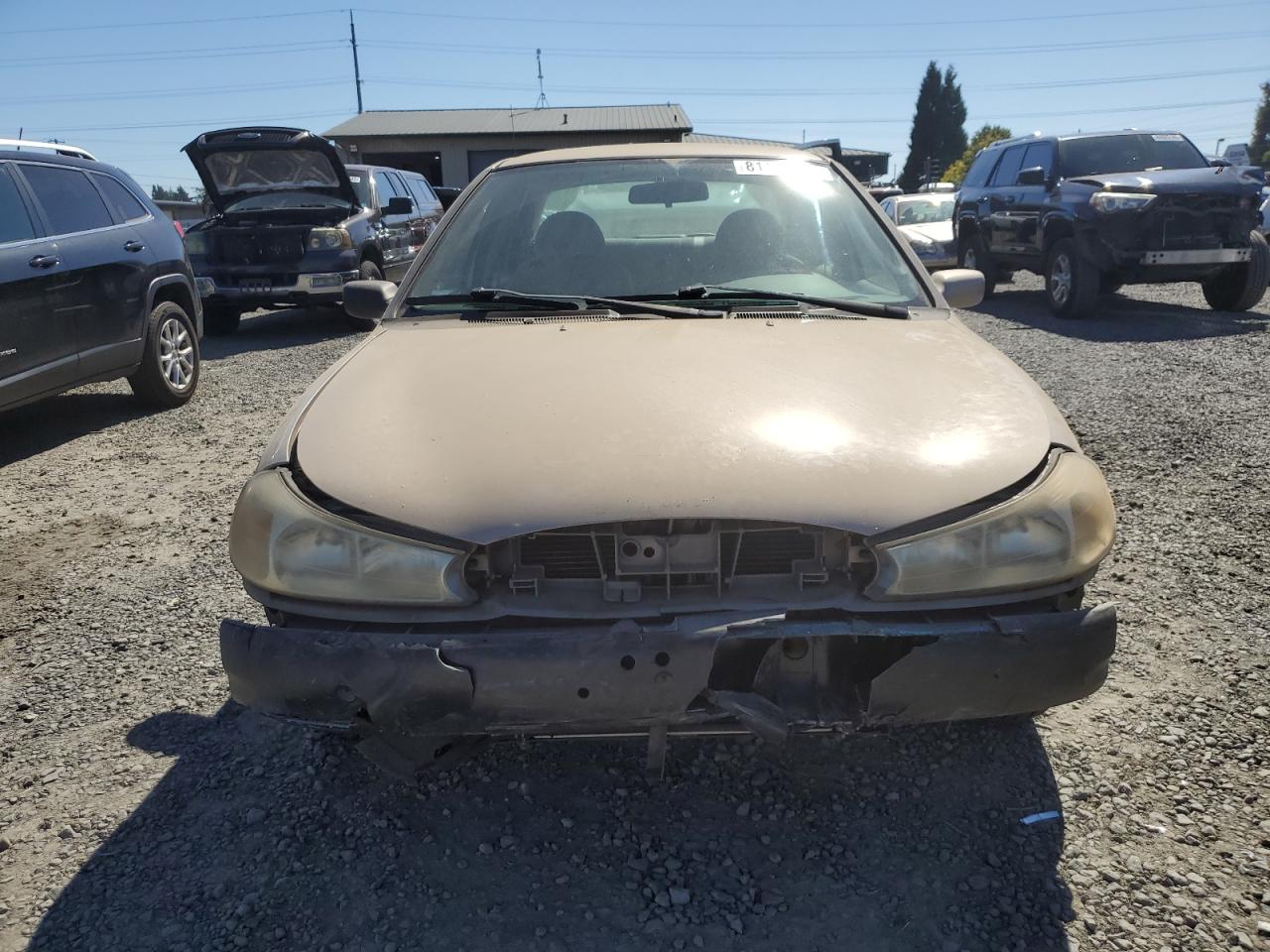 1999 Ford Contour Lx Beige vin: 1FAFP6537XK201071