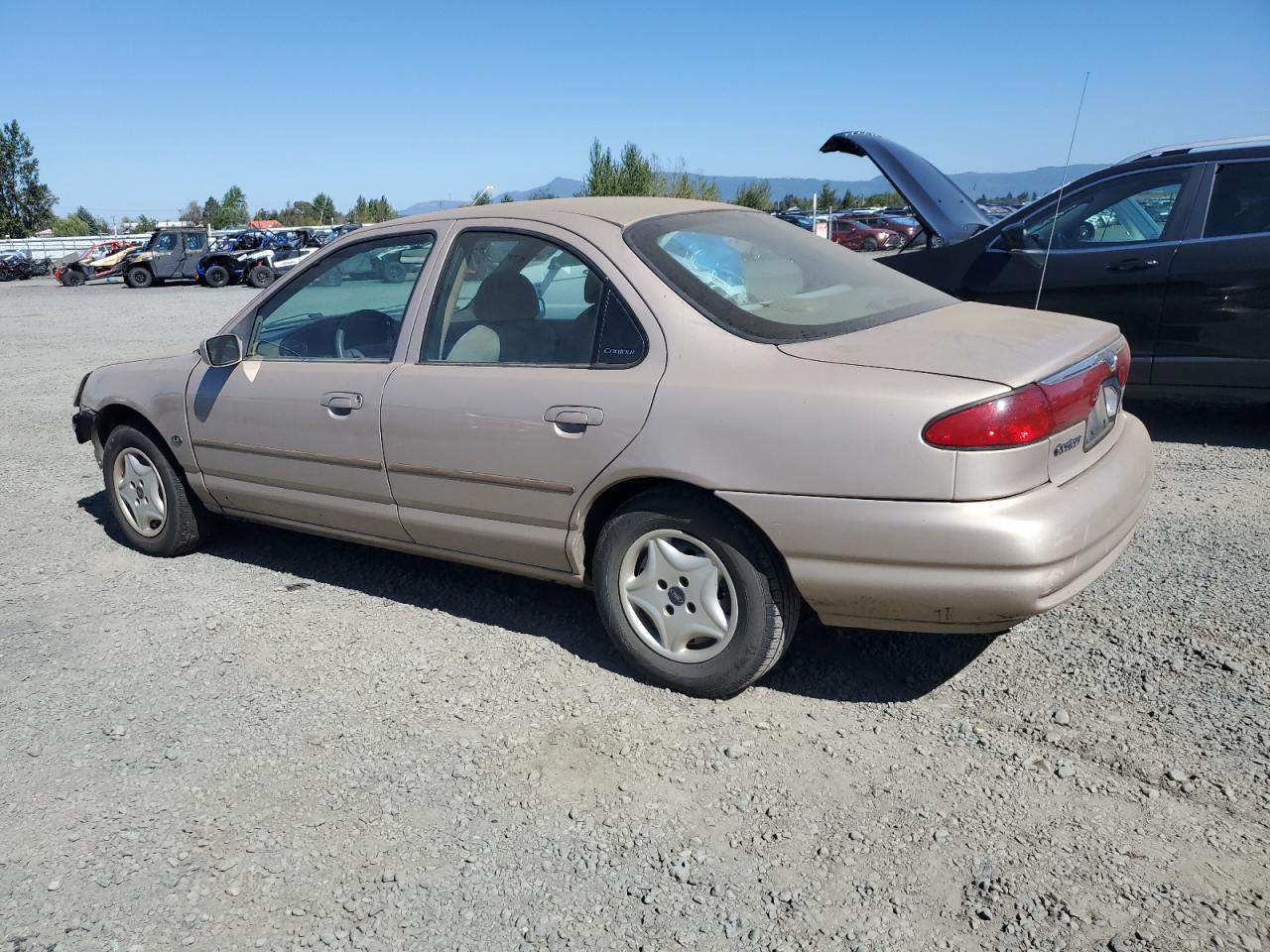 1999 Ford Contour Lx Beige vin: 1FAFP6537XK201071