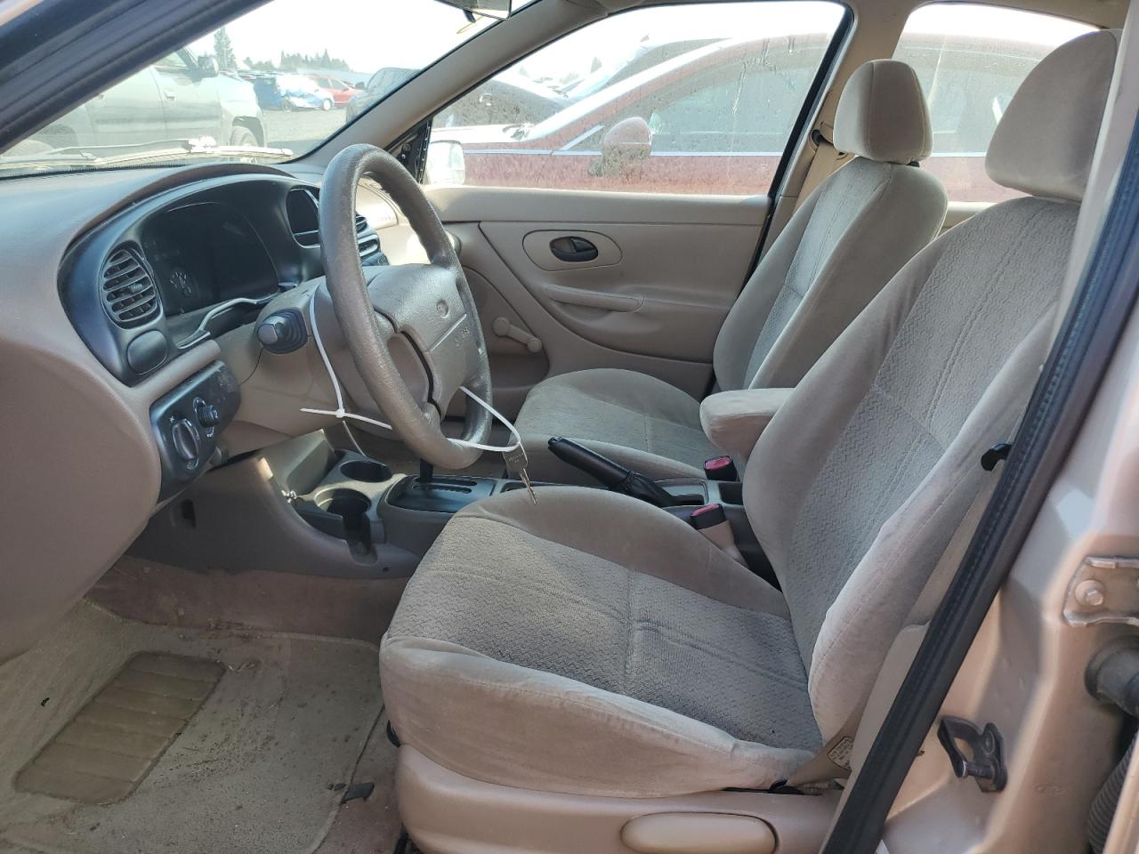 1999 Ford Contour Lx Beige vin: 1FAFP6537XK201071