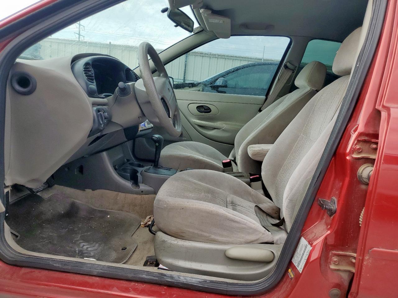 1999 Ford Contour Lx Burgundy vin: 1FAFP6537XK234605