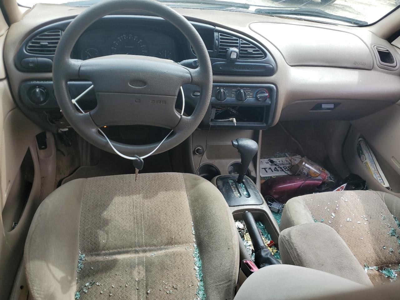 1999 Ford Contour Lx Burgundy vin: 1FAFP653XXK106939