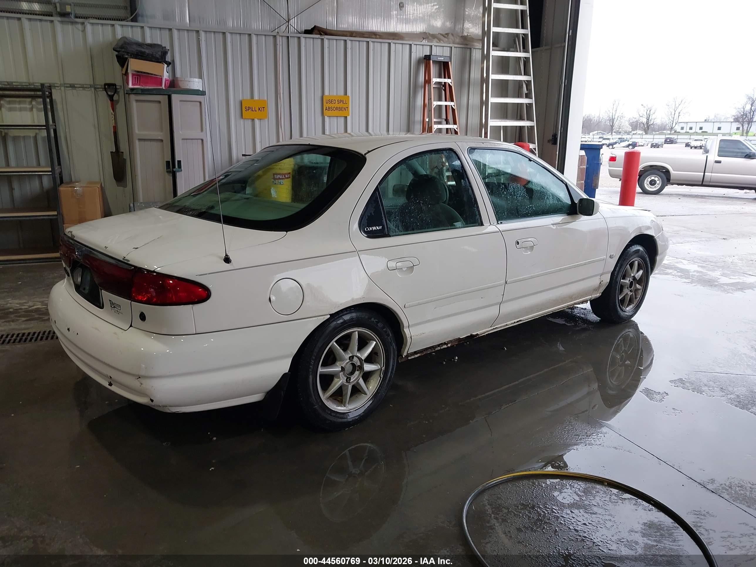 1999 Ford Contour Se White vin: 1FAFP6630XK119729