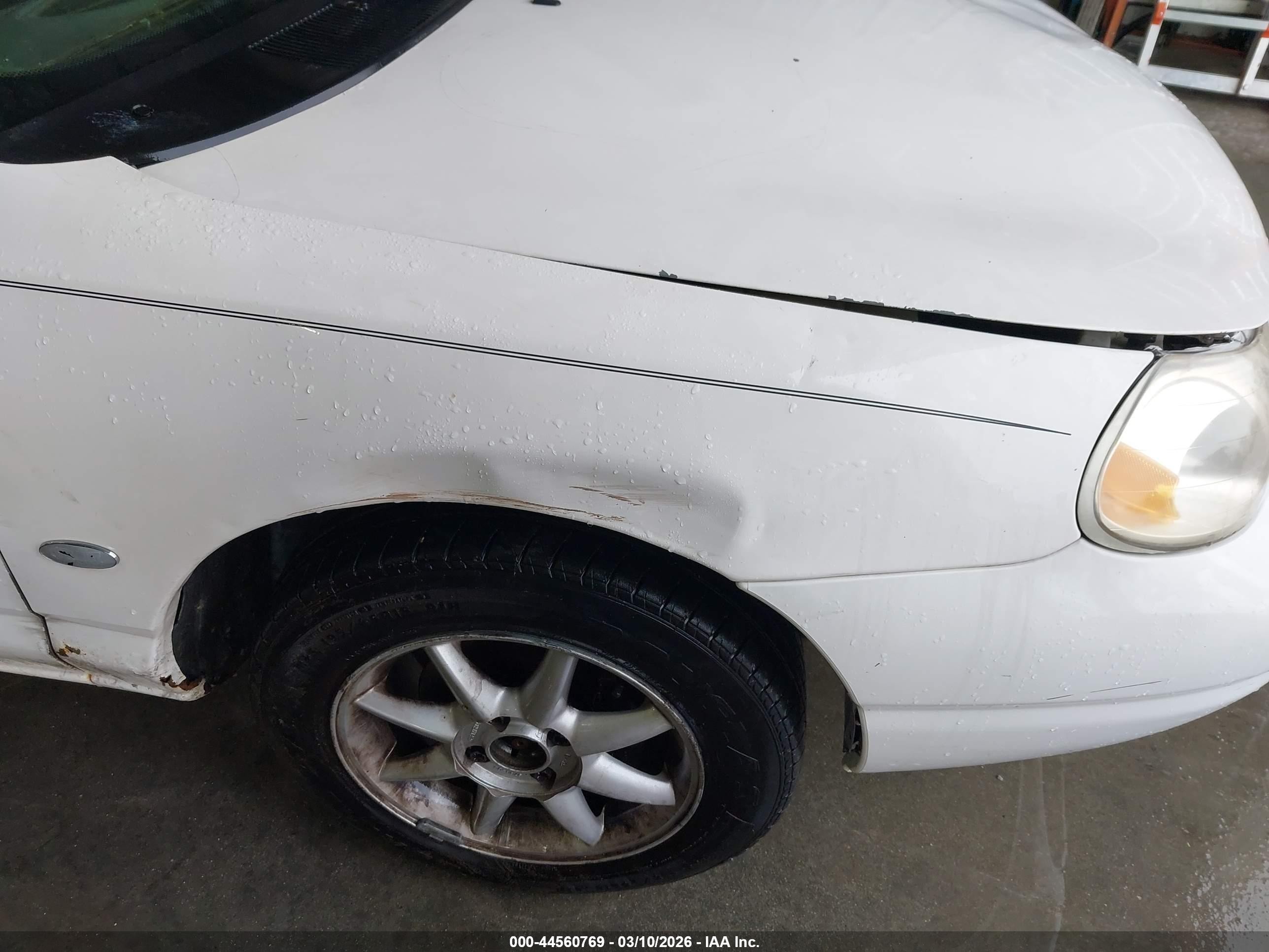 1999 Ford Contour Se White vin: 1FAFP6630XK119729