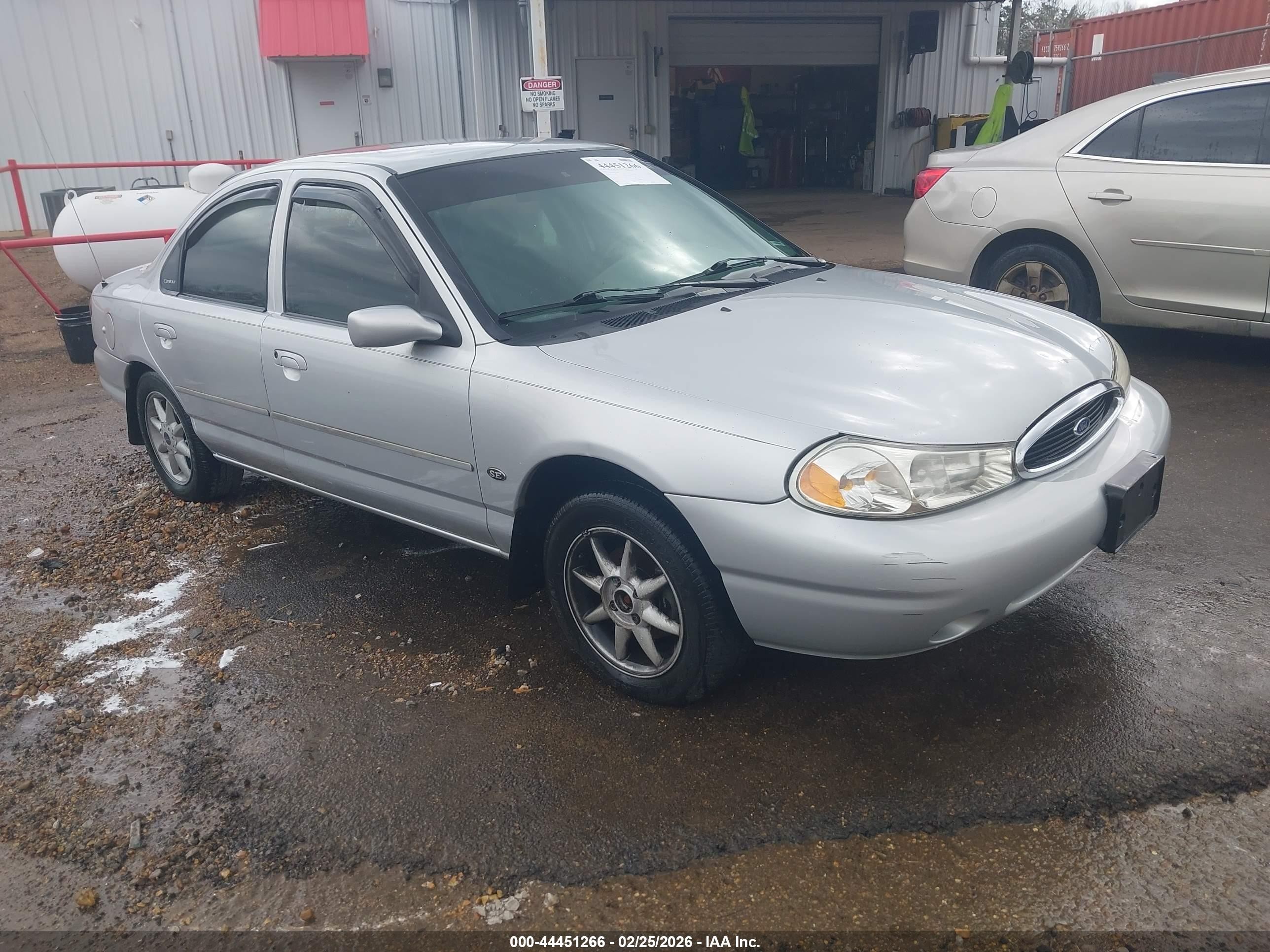 1998 Ford Contour Lx Light Blue vin: 1FAFP6631WK299592