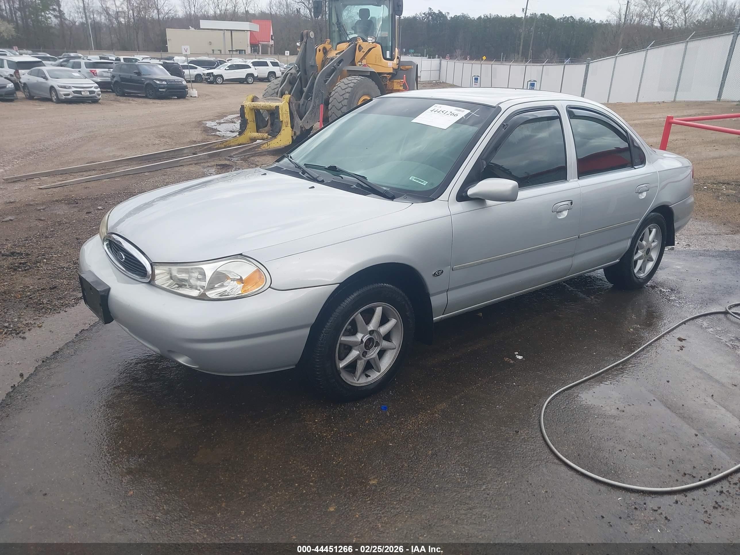 1998 Ford Contour Lx Light Blue vin: 1FAFP6631WK299592