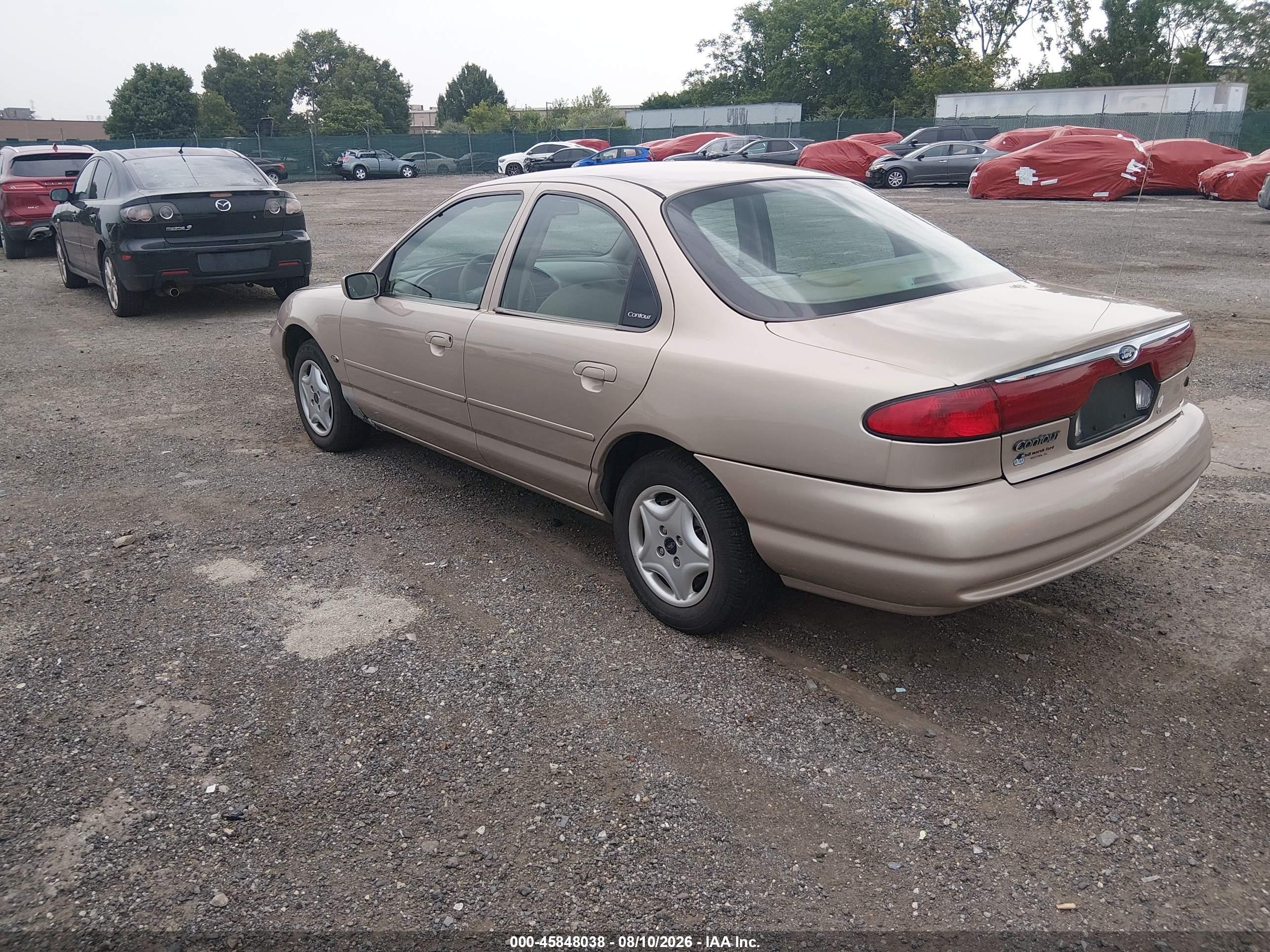 1998 Ford Contour Lx/se Tan vin: 1FAFP6632WK281442