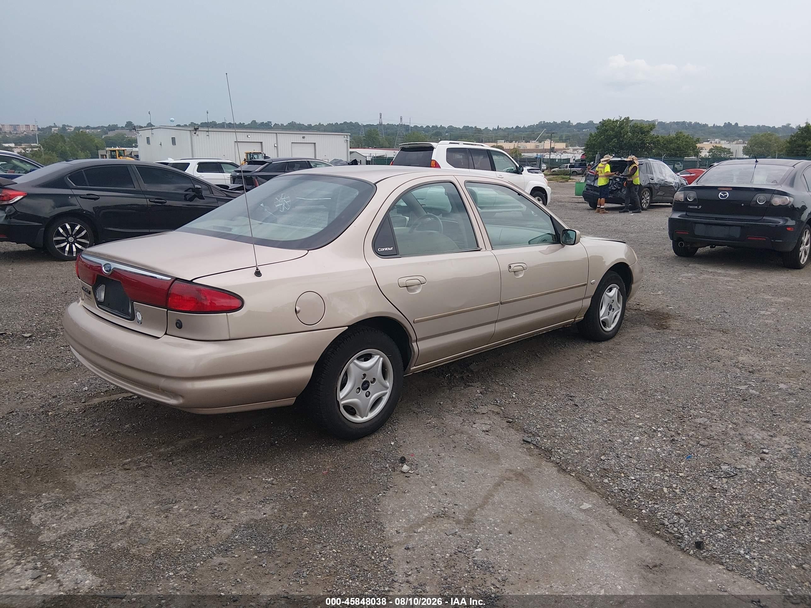 1998 Ford Contour Lx/se Tan vin: 1FAFP6632WK281442