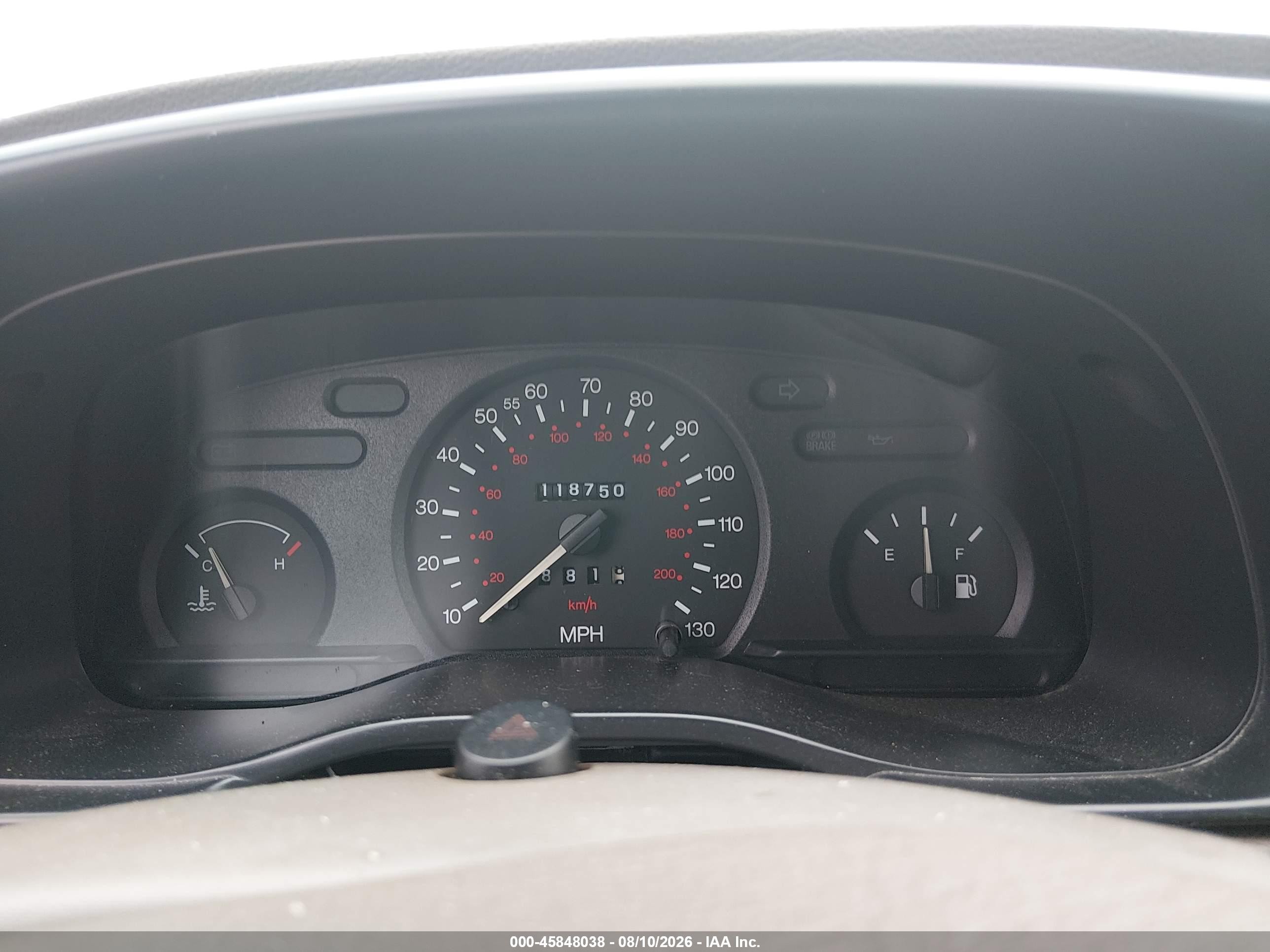 1998 Ford Contour Lx/se Tan vin: 1FAFP6632WK281442
