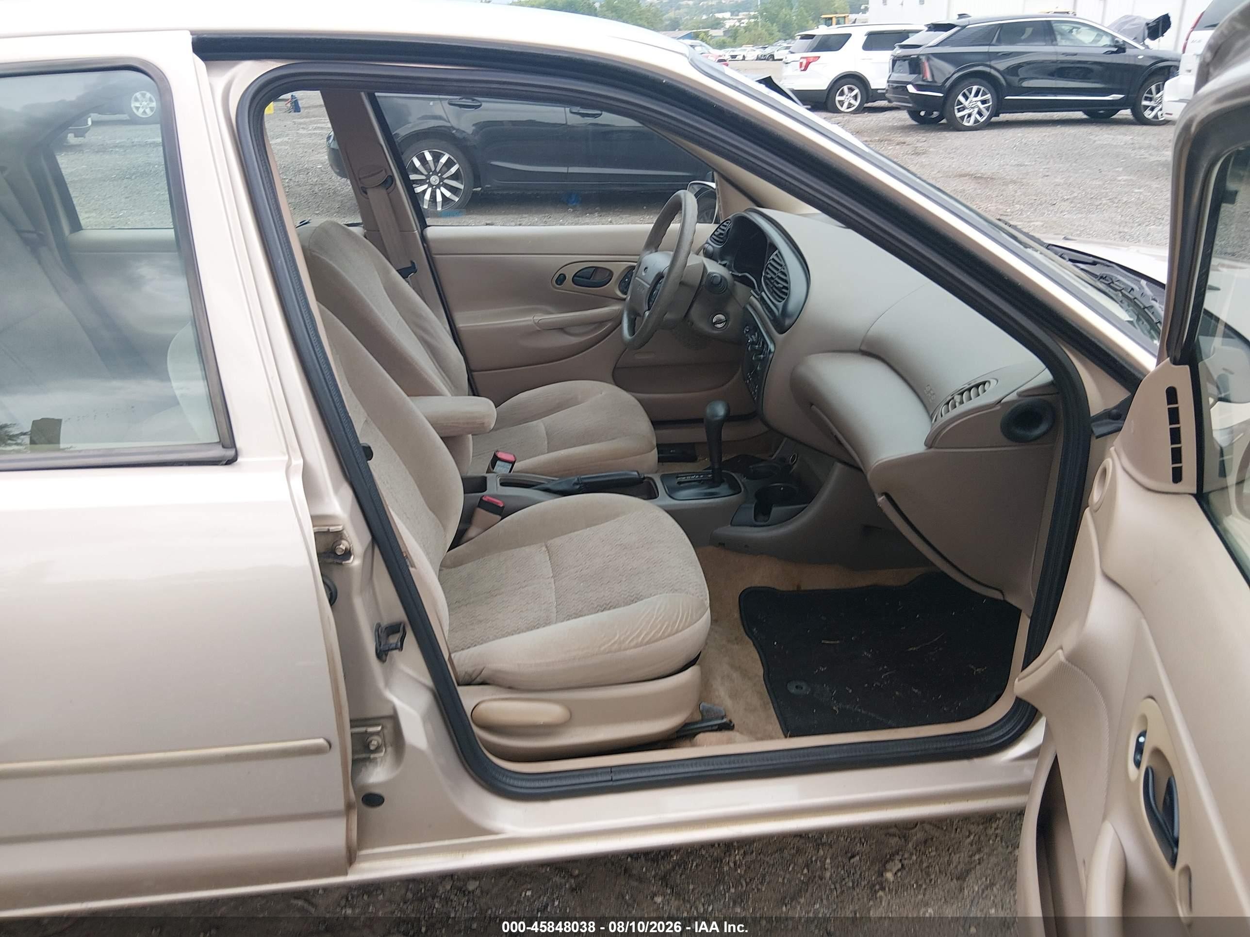 1998 Ford Contour Lx/se Tan vin: 1FAFP6632WK281442