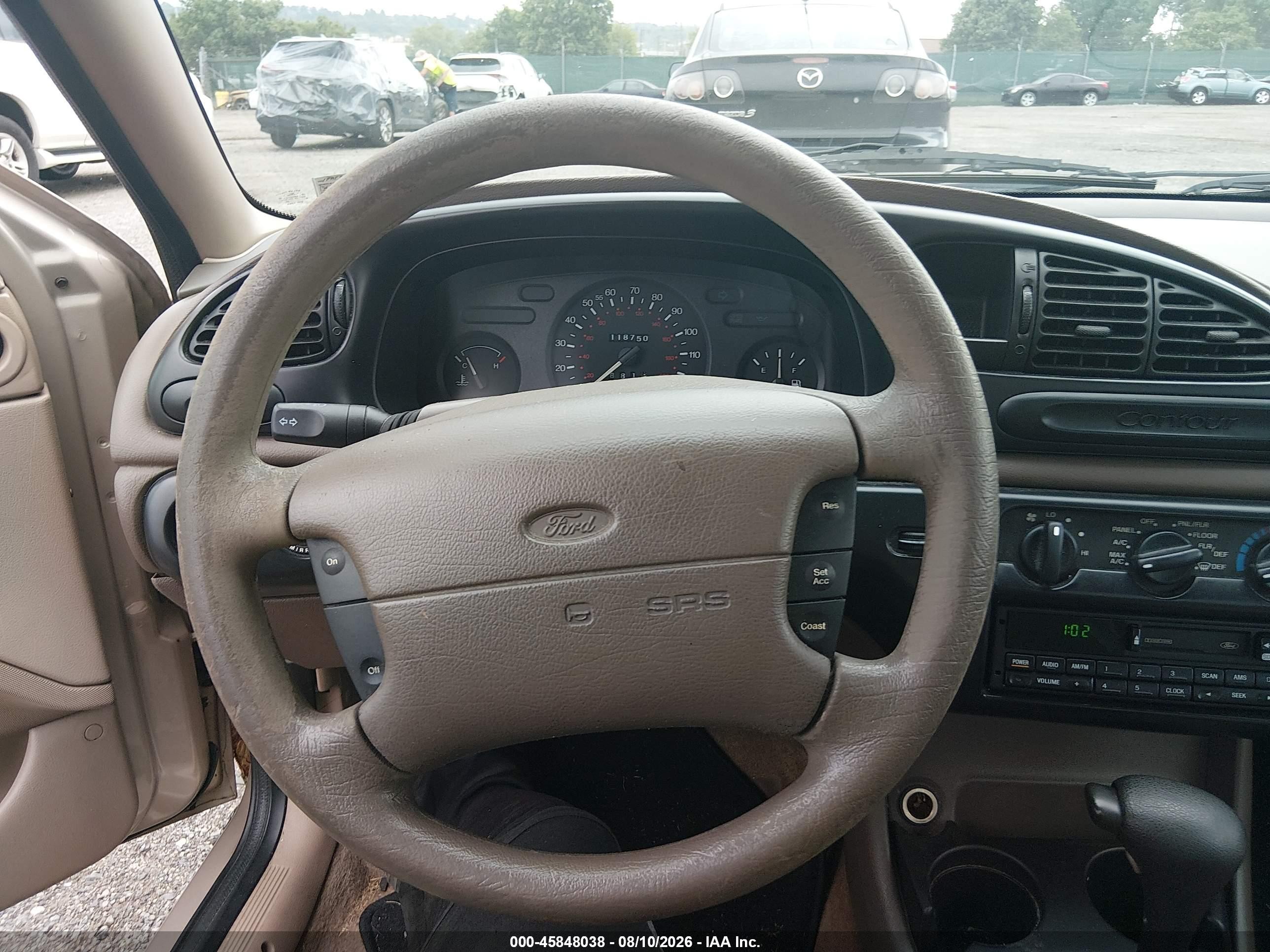 1998 Ford Contour Lx/se Tan vin: 1FAFP6632WK281442