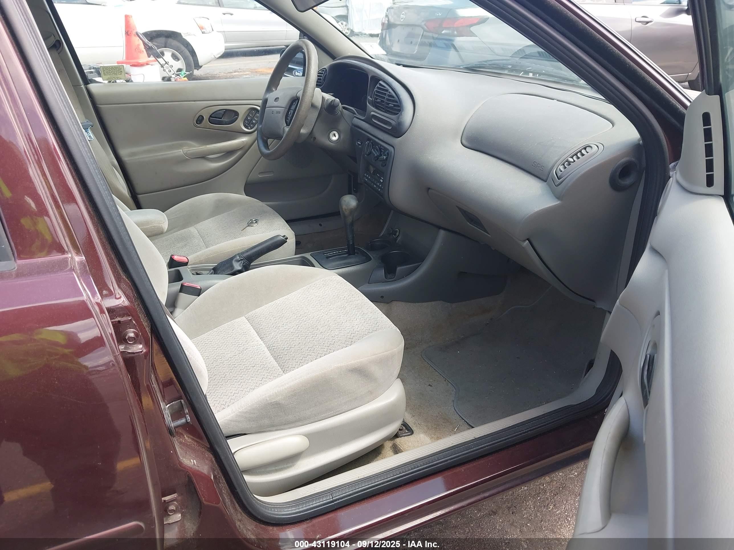2000 Ford Contour Se Fleet Maroon vin: 1FAFP6633YK127289