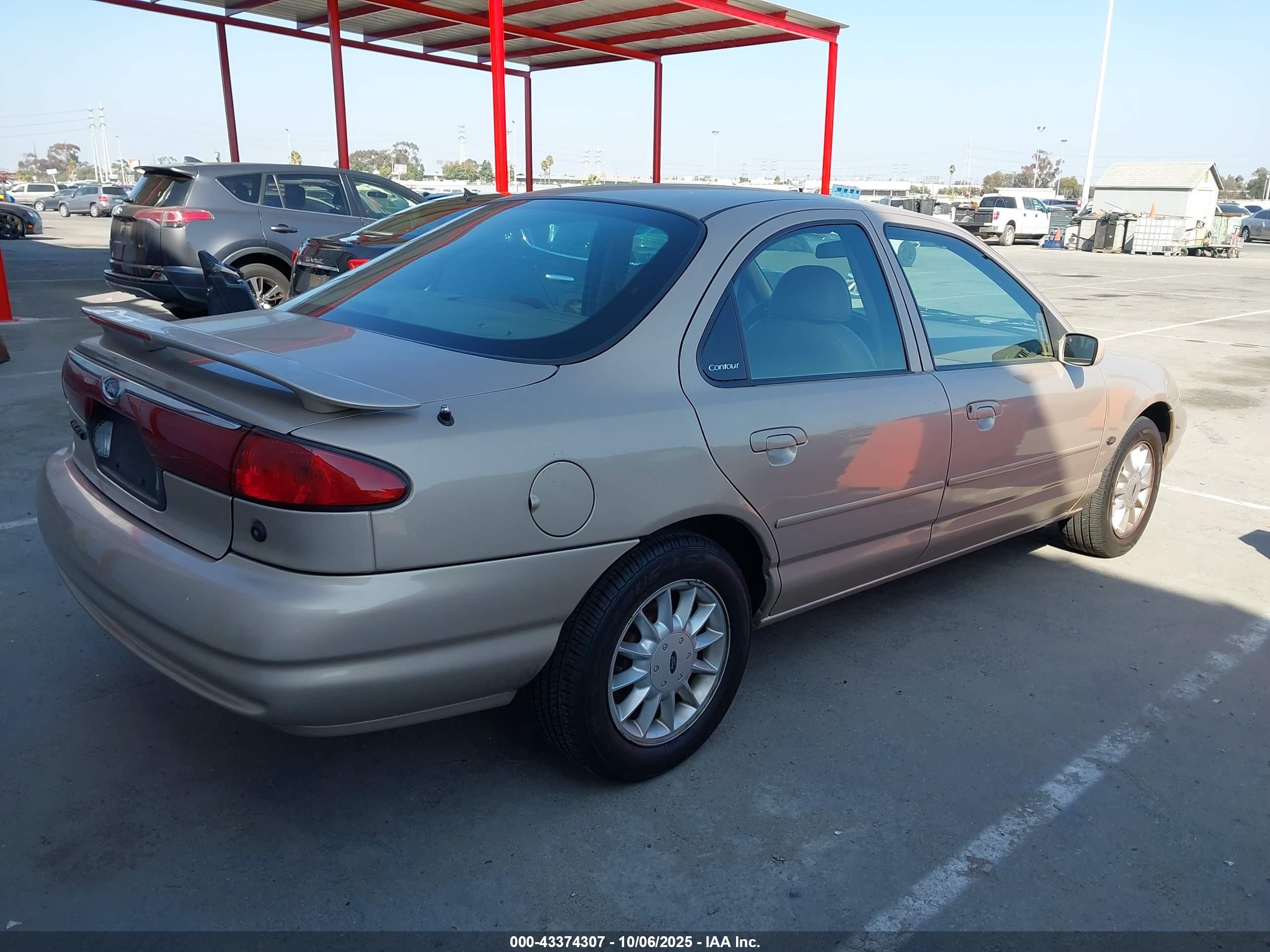 1999 Ford Contour Se Beige vin: 1FAFP6637XK214563