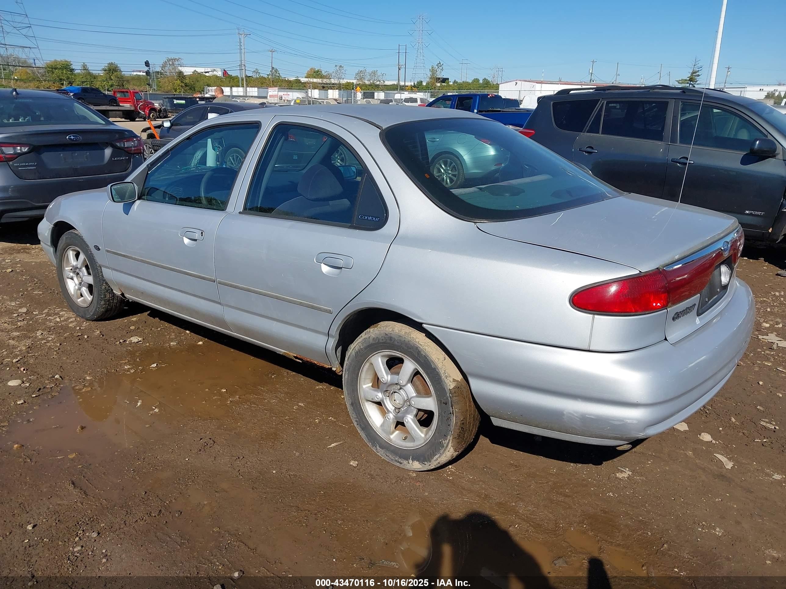 1999 Ford Contour Se Серебряный vin: 1FAFP6639XK133693