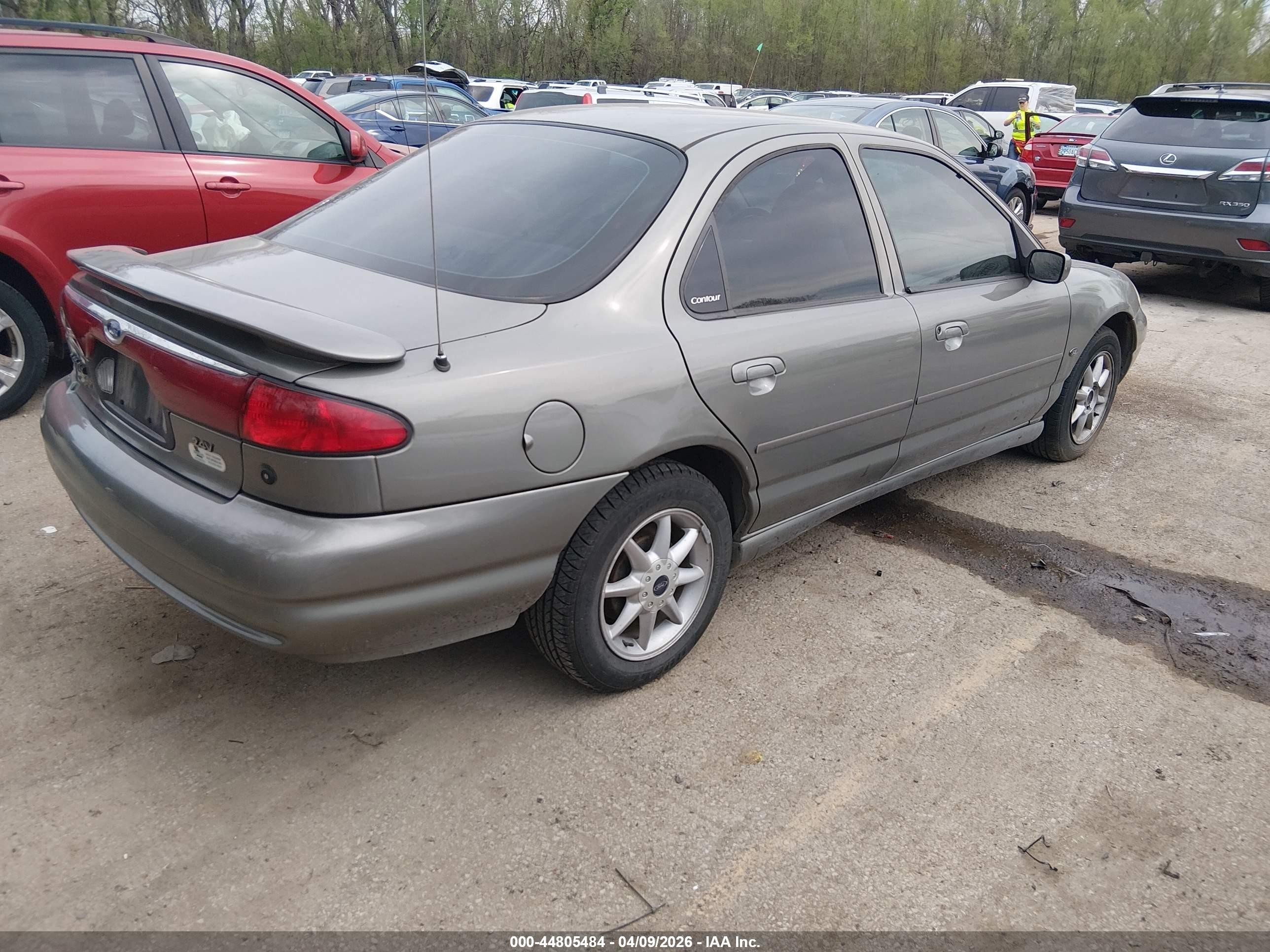 1999 Ford Contour Se Gray vin: 1FAFP66L5XK191056