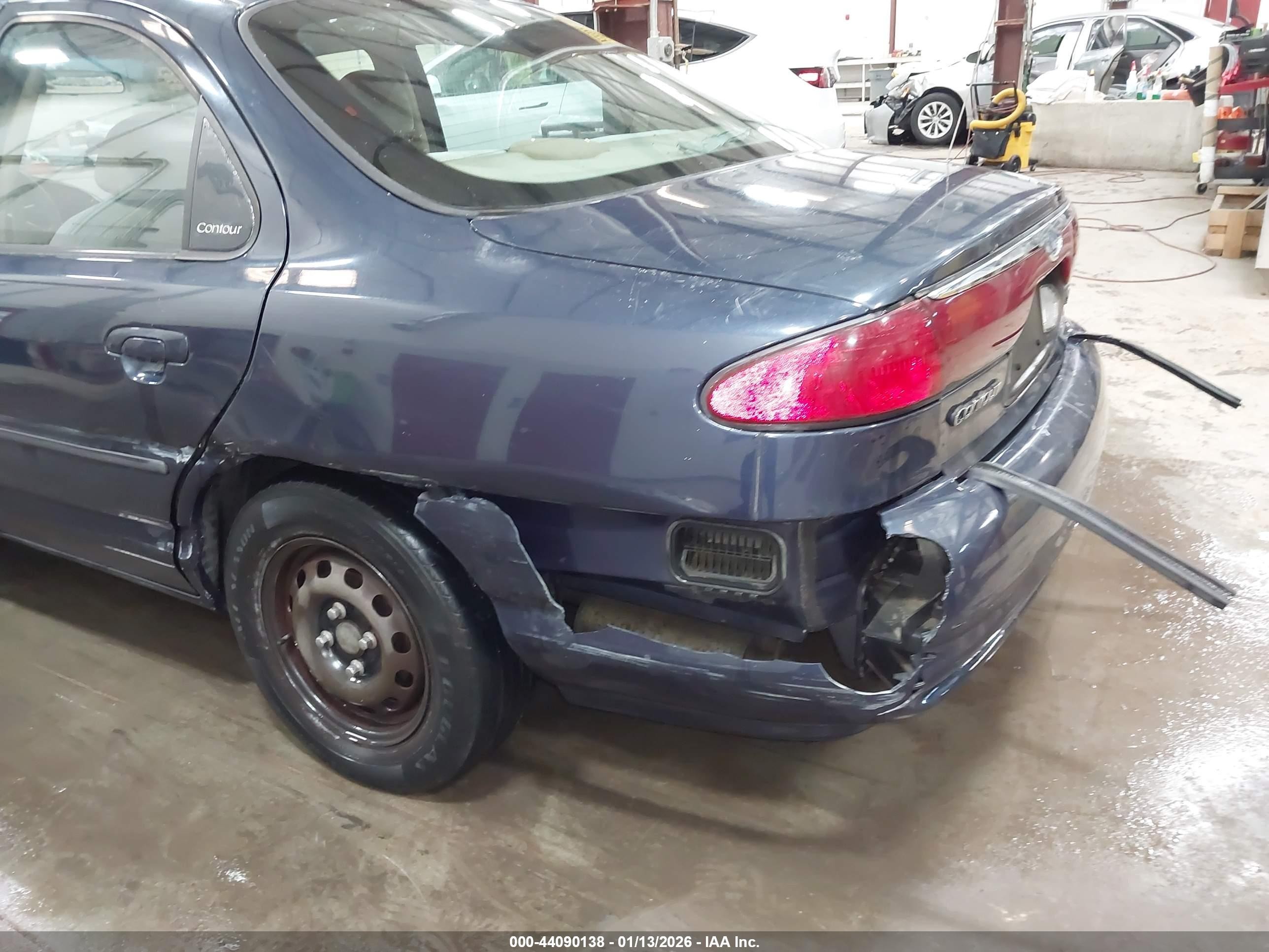 1999 Ford Contour Se Blue vin: 1FAFP66L7XK197053