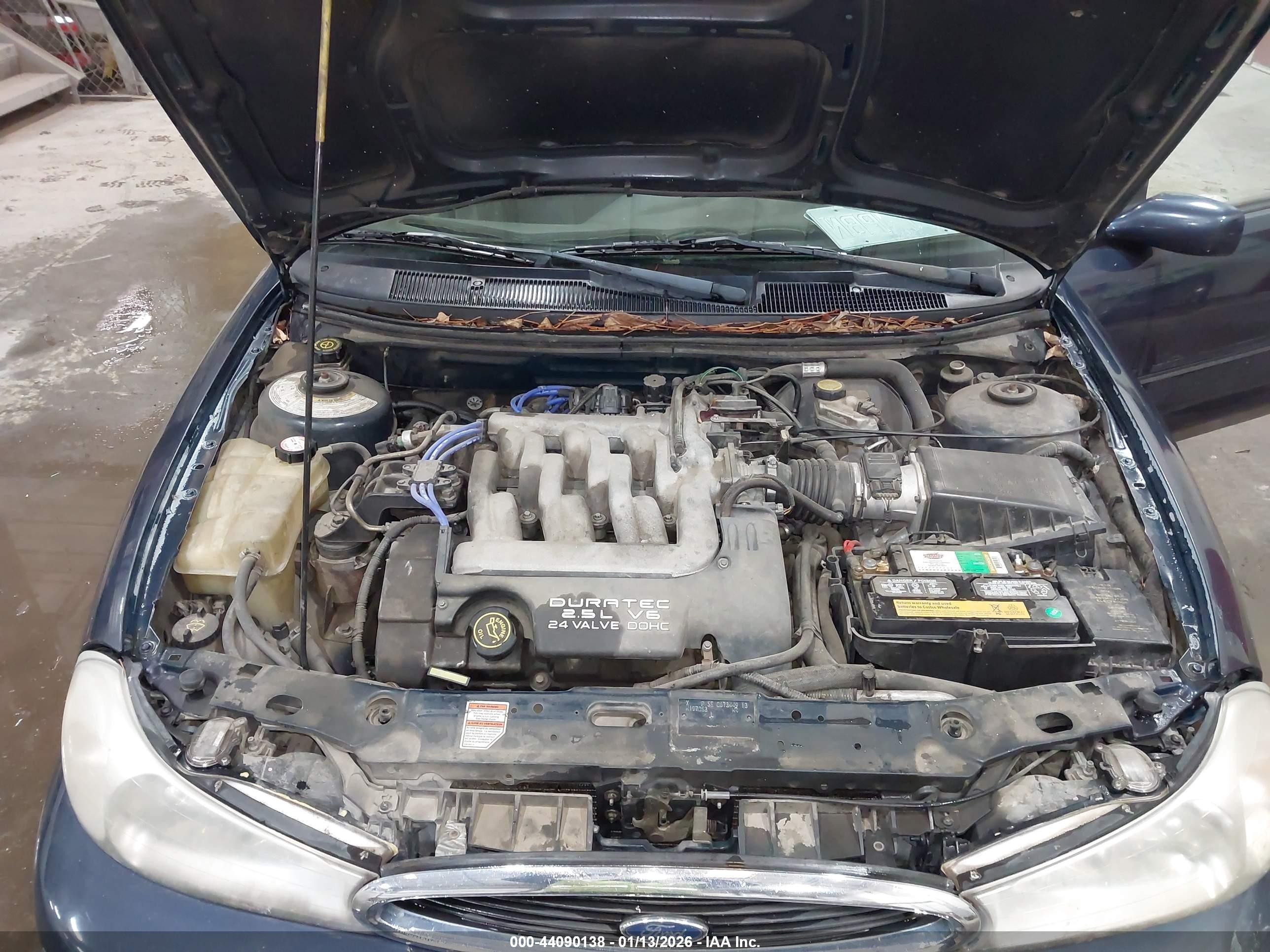 1999 Ford Contour Se Blue vin: 1FAFP66L7XK197053